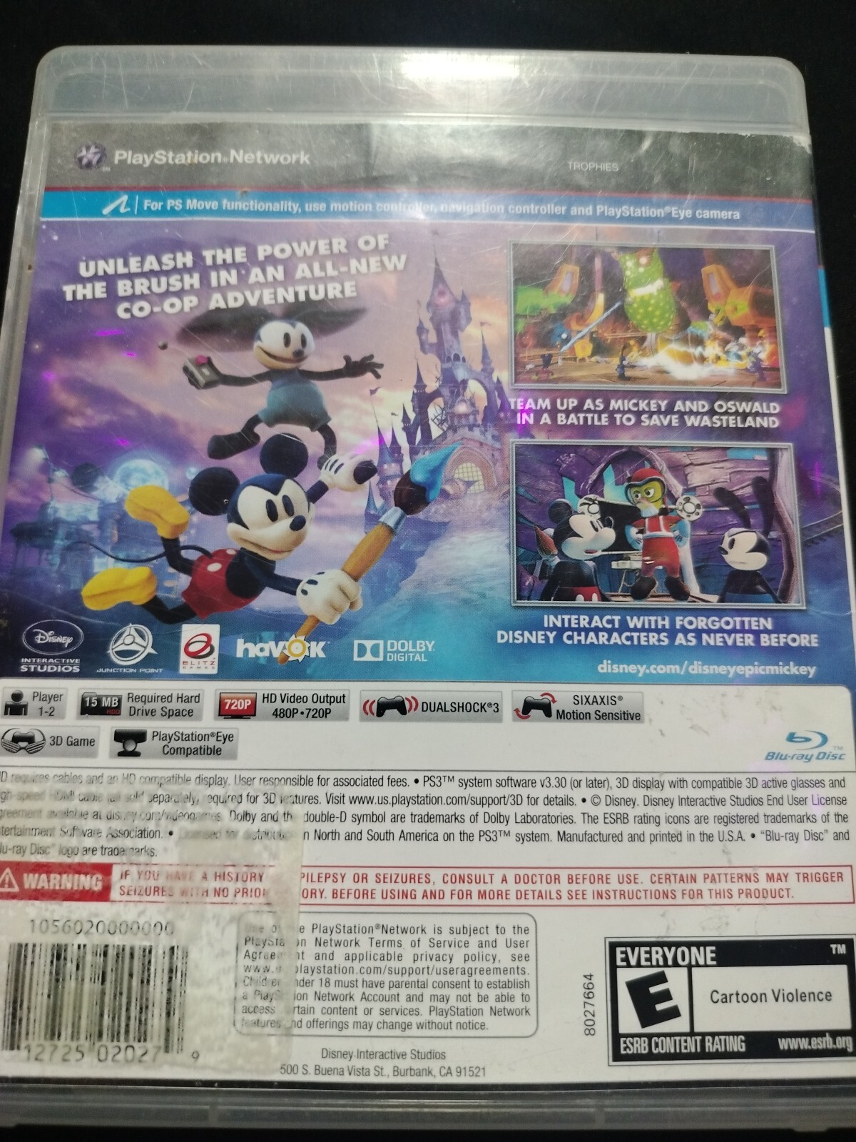 Epic Mickey 2: The Power of Two – Sony PlayStation 3