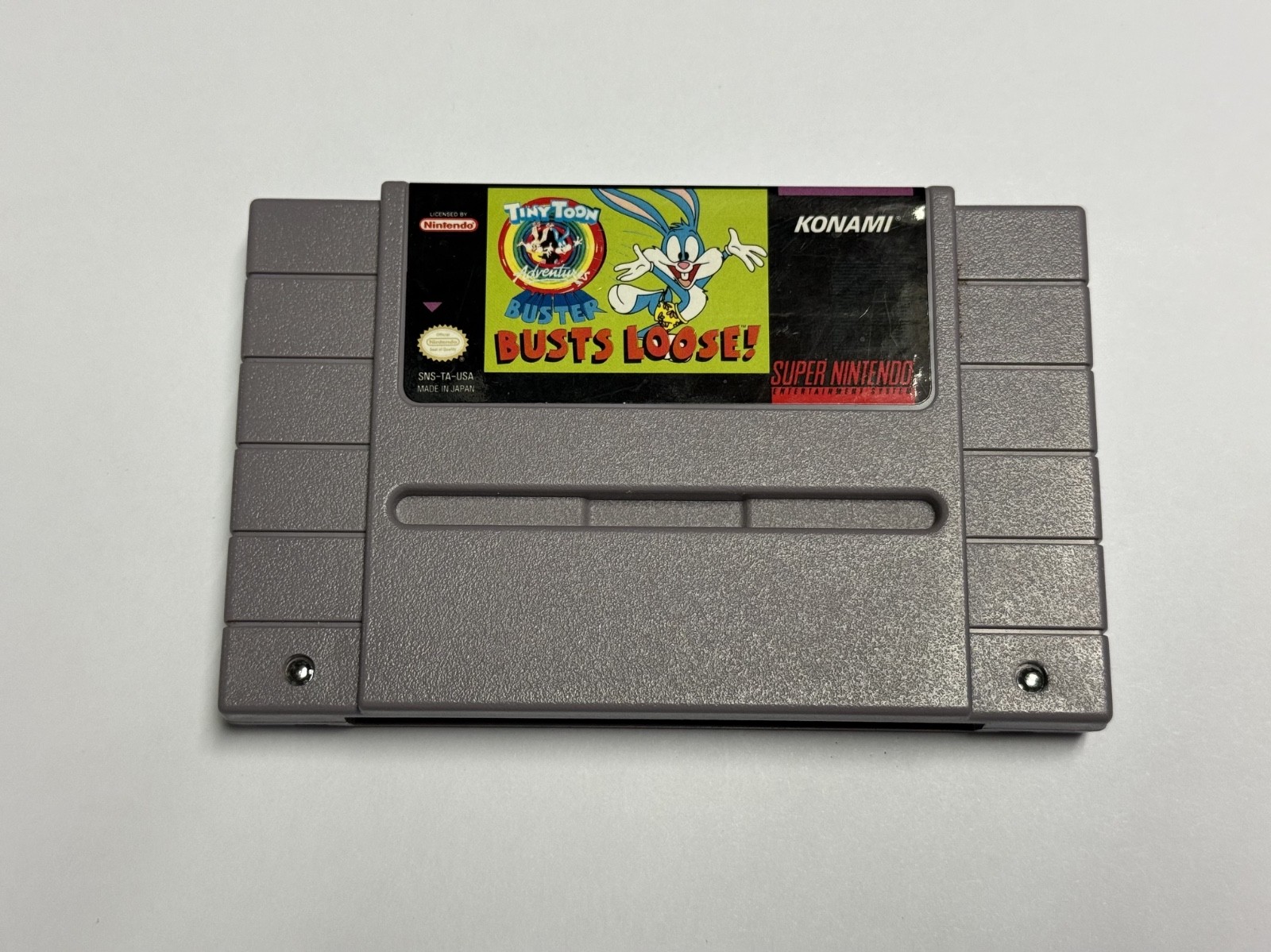 Tiny Toon Adventures: Buster Busts Loose Super Nintendo SNES- TESTED