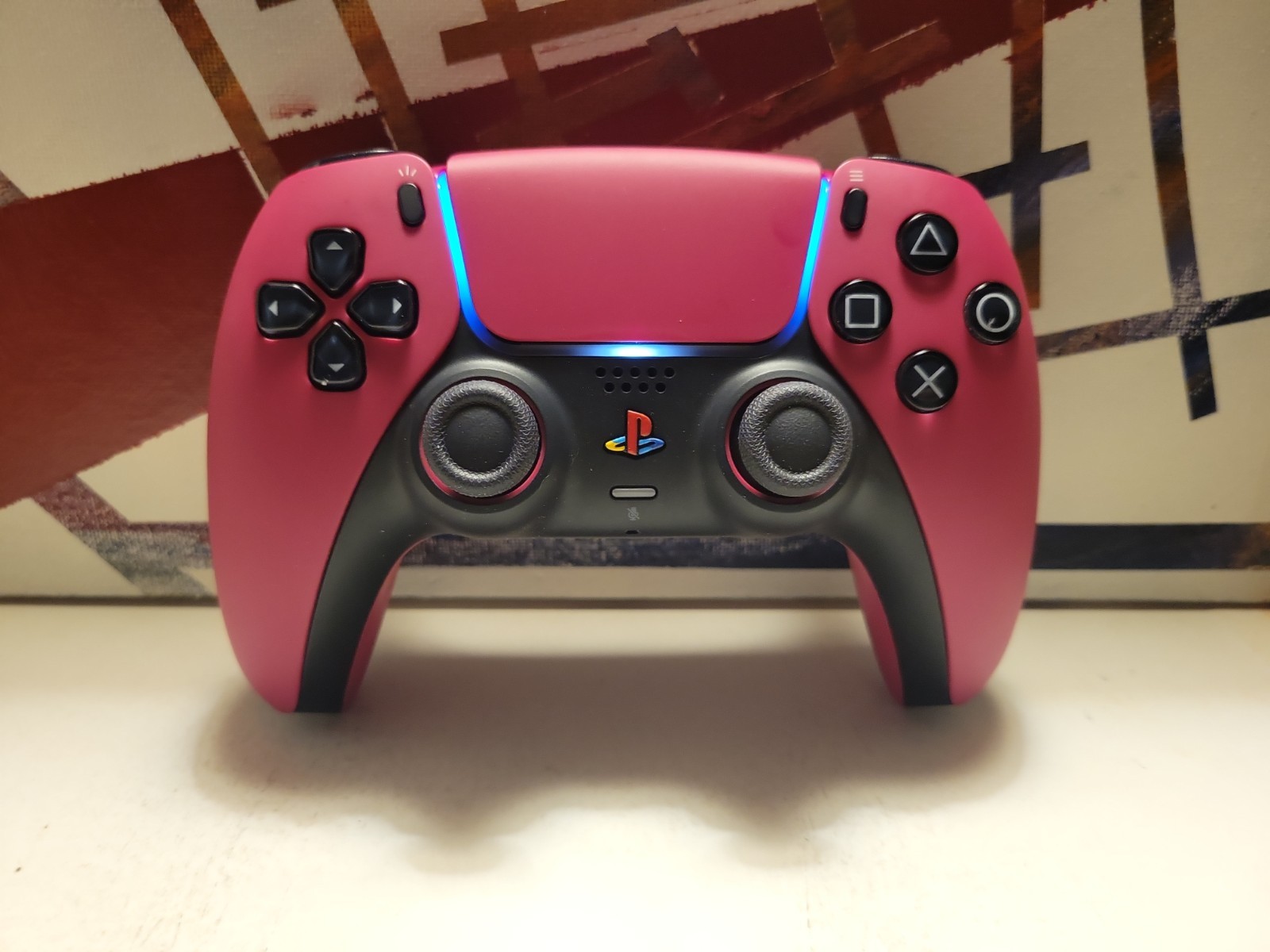 TMR Analogs Custom Cosmic Red Ps5 Sony DualSense Wireless Controller