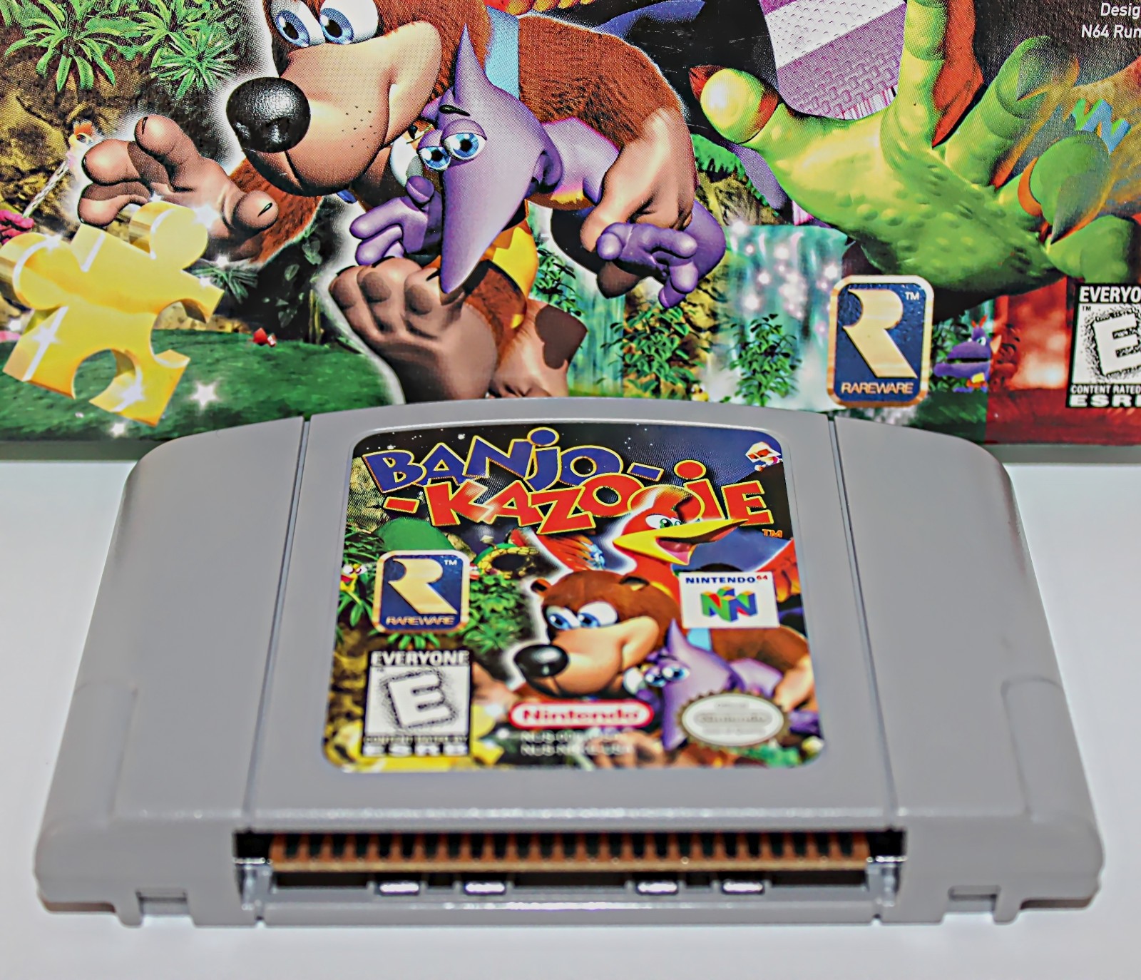 Banjo-Kazooie Nintendo 64 1998 Tested, Working In Box With Manual, See Condition