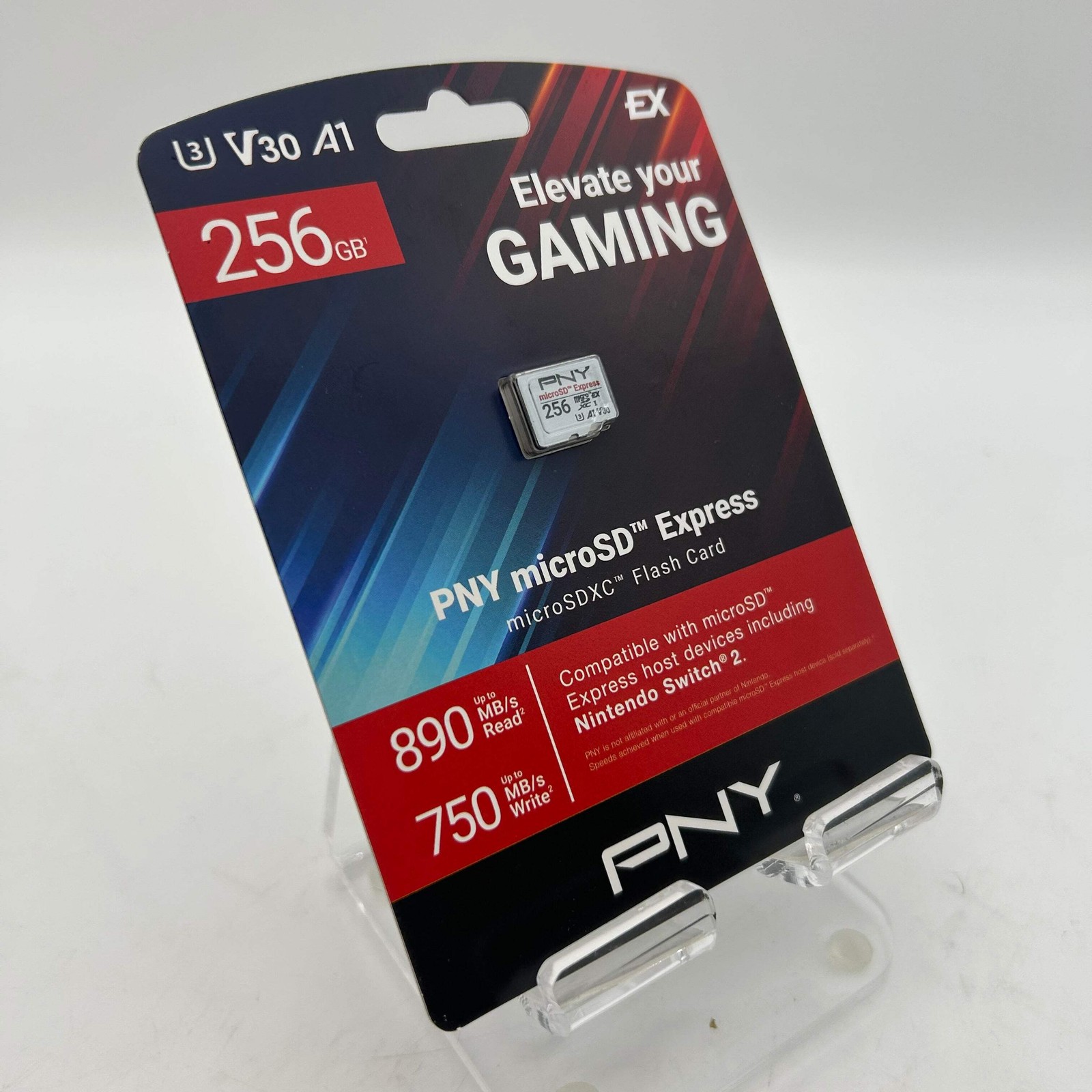PNY 256GB microSD Express microSDXC Memory Card – Brand New