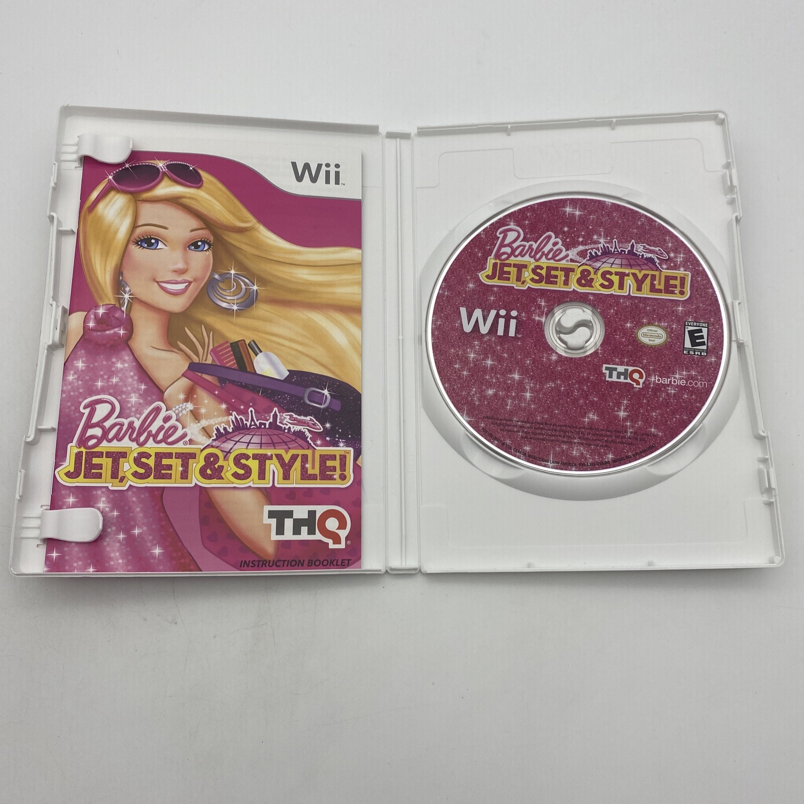 Barbie: Jet, Set & Style – Nintendo Wii W/ Manual Tested