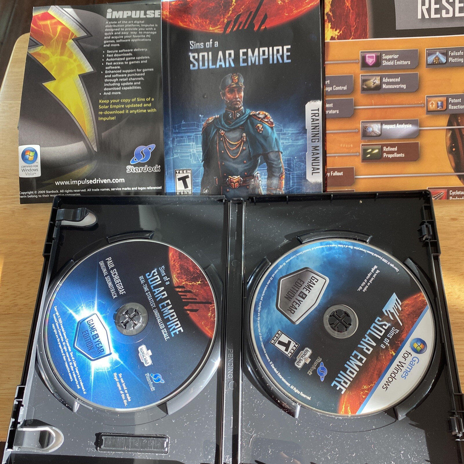 Sins of a Solar Empire (PC, 2008) – Tested, Manual Included