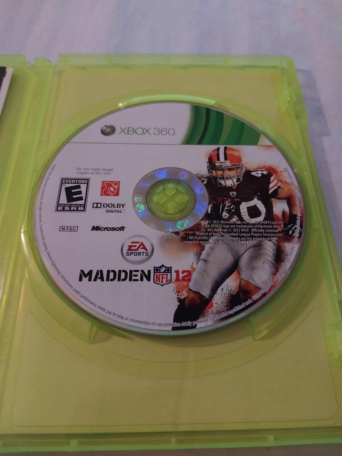 Madden NFL 12 (Microsoft Xbox 360, 2011)