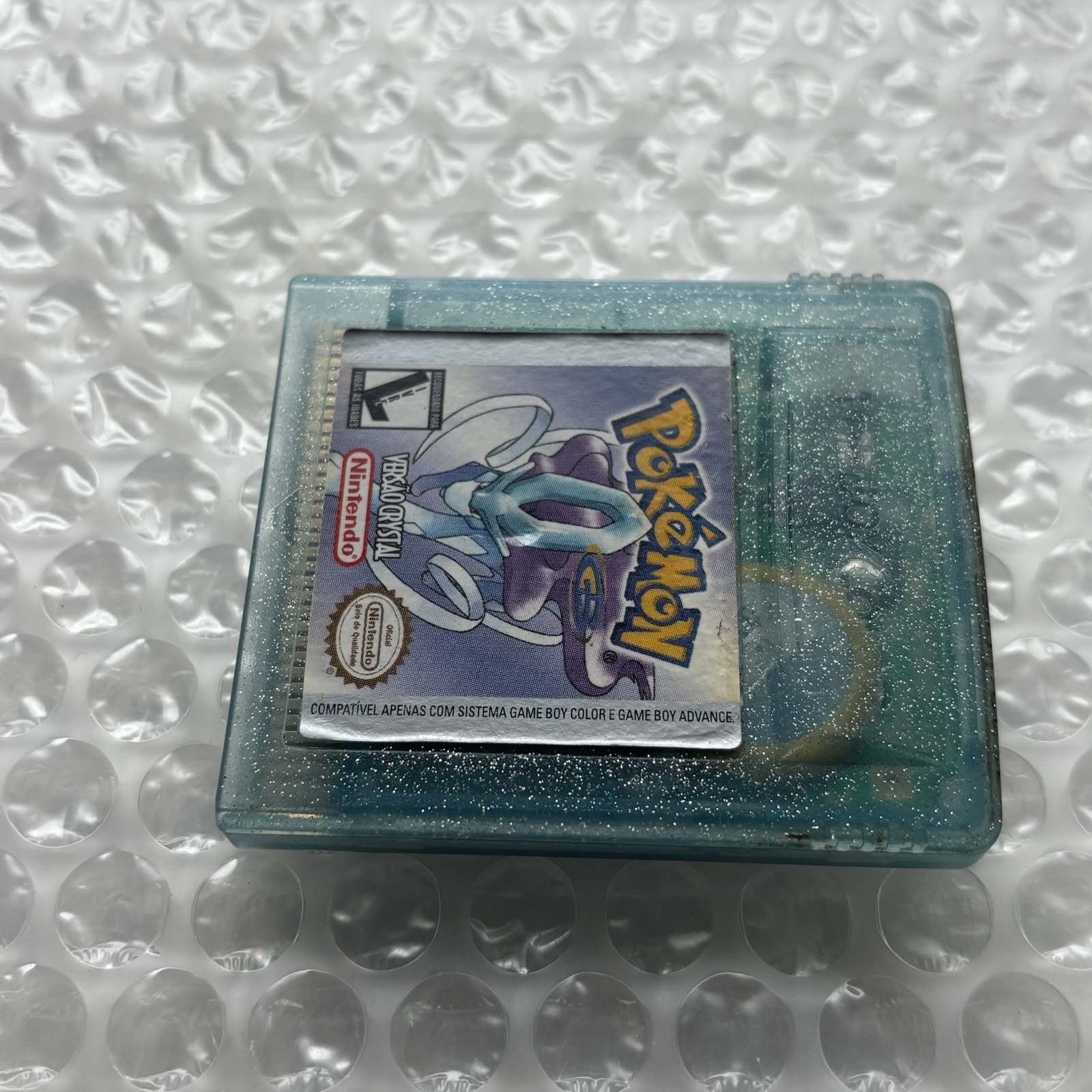 Nintendo Gameboy Color Pokemon Crystal Gradient Playtronic Brazil Variant Saves