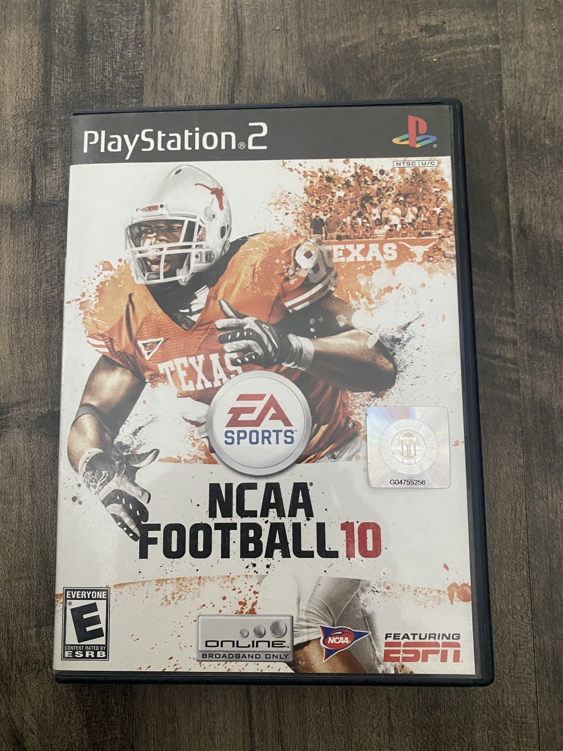 NCAA Football 10 PlayStation 2 Video Game PS2 EA Sports ESPN Online