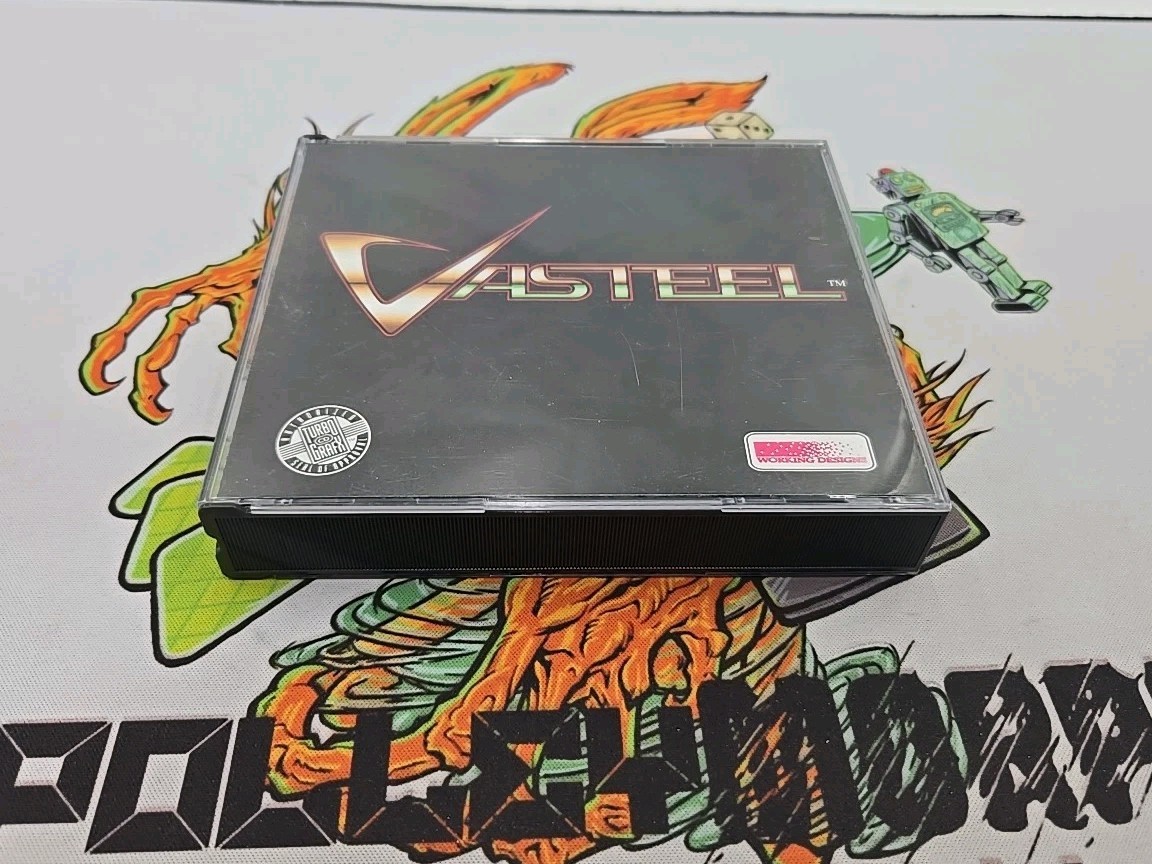 Vasteel for TurboGraFX 16 CD / TurboDUO Authentic! CIB No Map