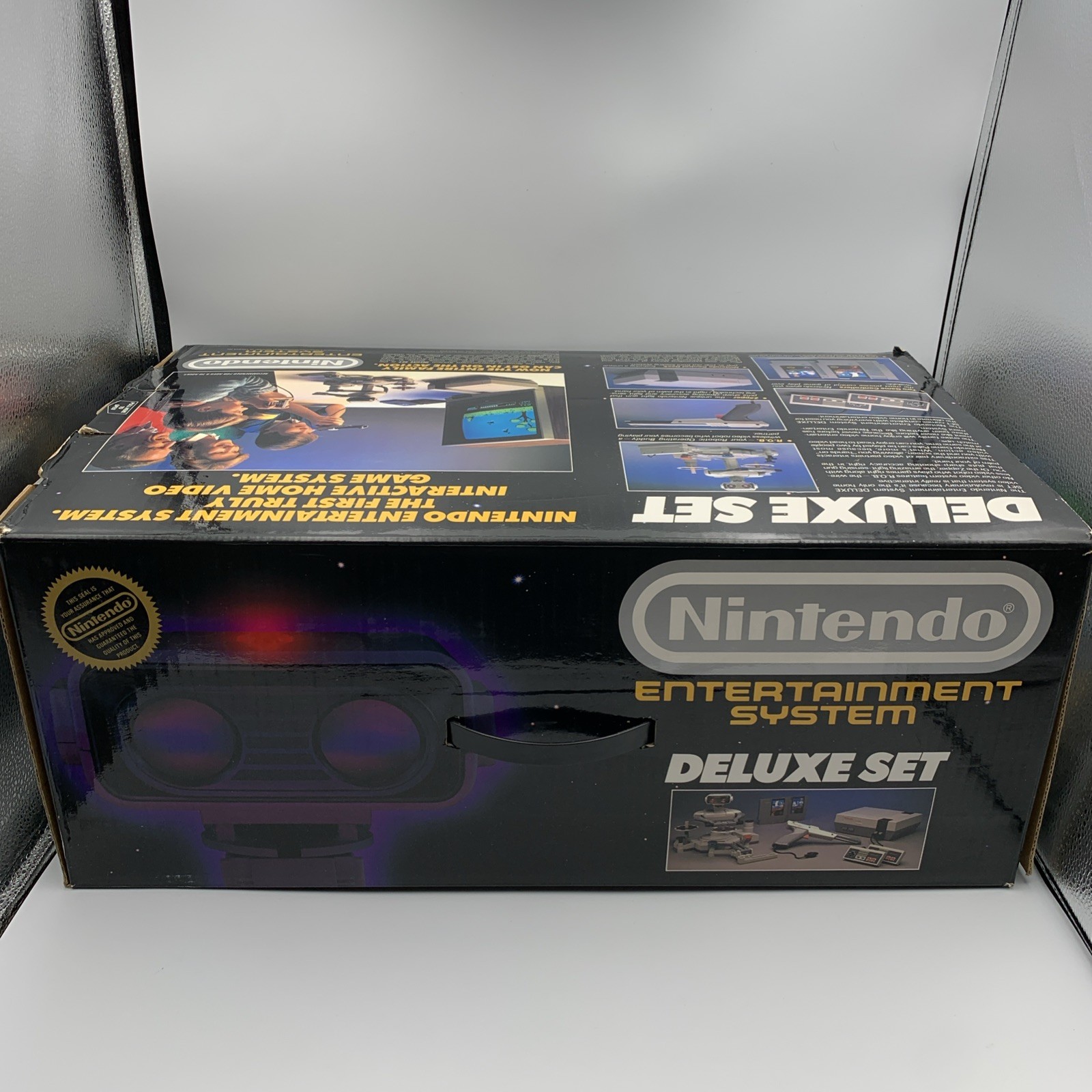 NES ROB The Robot W/Accessories Set In Original Box Tested & Works W/Zapper Gun