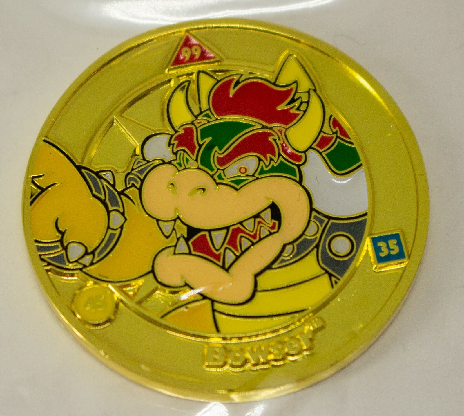 Super Mario Gold Challenge Coins Set of 4 Enterplay 2016 RARE Collectible – New