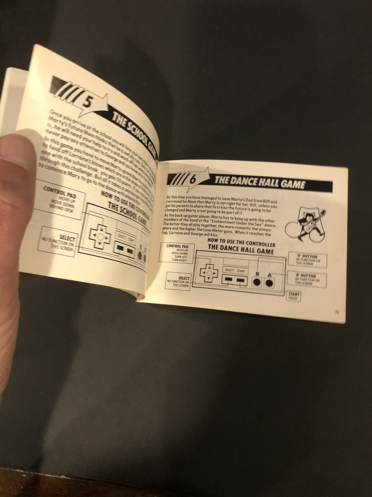 back to the future Nes Manual