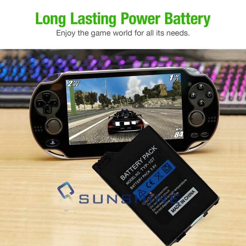 Rechargeable Battery Replacement / Charger For PSP 2000 2001 slim 3000 3001 lite