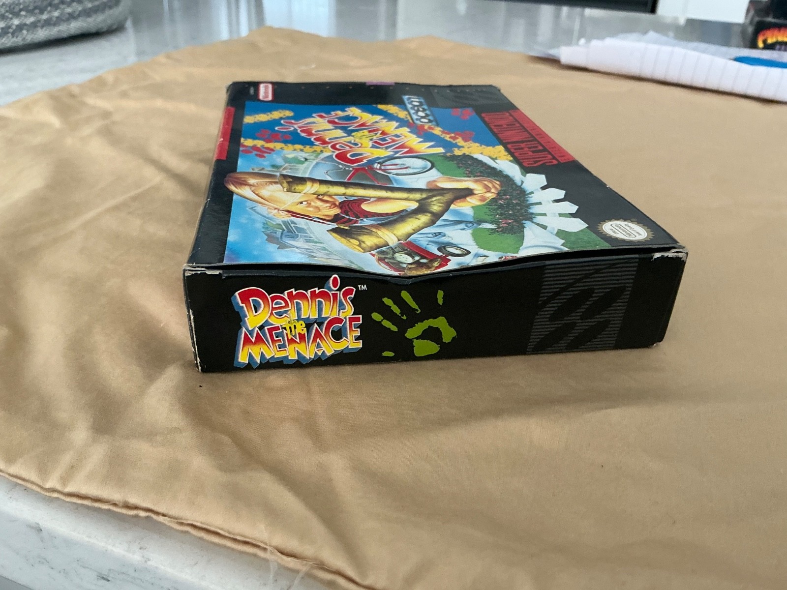 Dennis The Menace SNES Box and Manuel ONLY