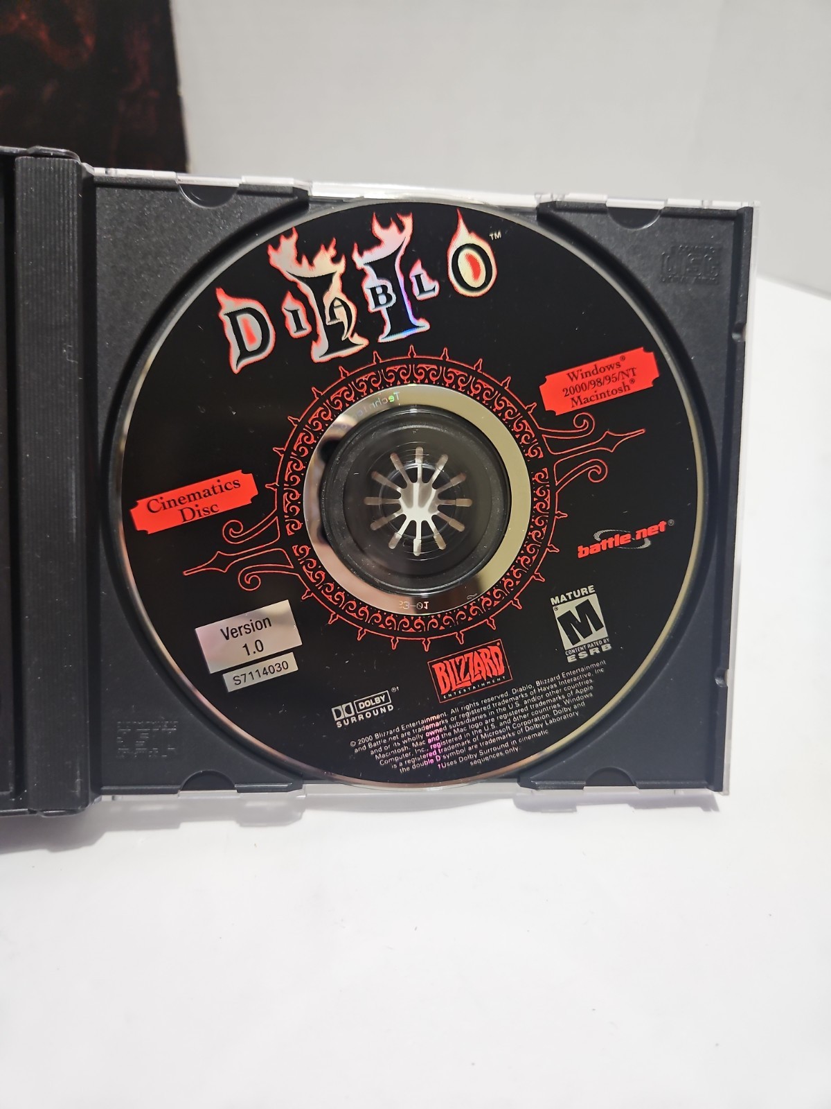 Diablo II (2) PC Mac Game Big Box 3 Disc CD-ROM Blizzard 2000