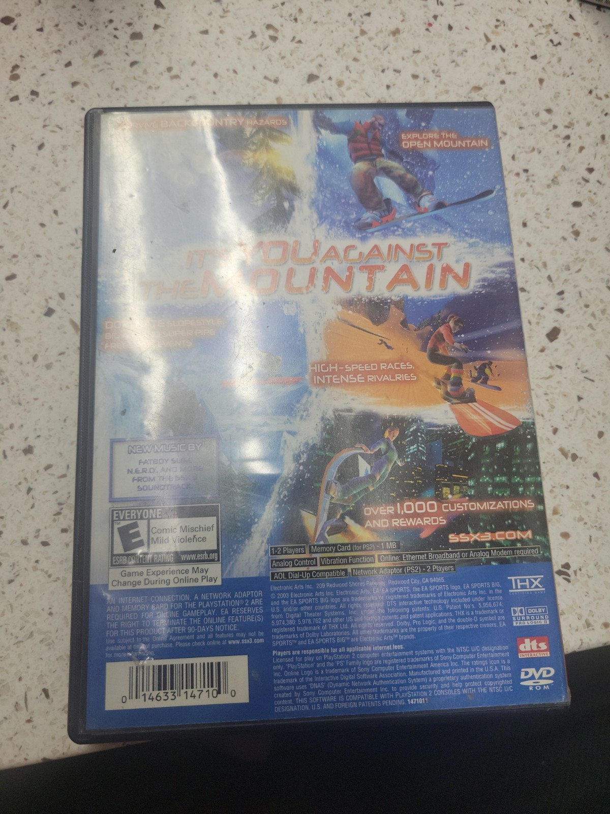 EA SPORTS BIG SSX 3 PS2 Game, E Rated, Sports, Skiing/Snowboarding CIB
