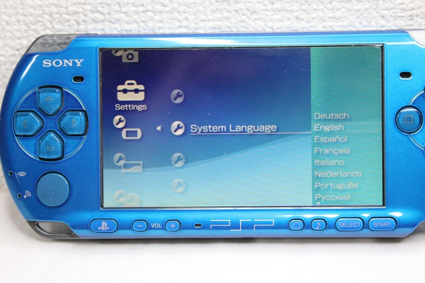 Sony PSP 3000 VIBRANT BLUE Region Free PlayStation Porta Japanese version #534