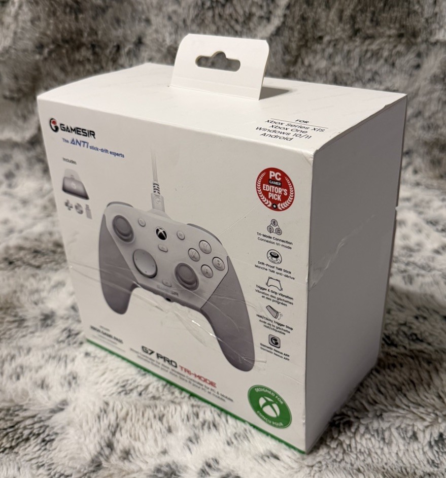 GameSir G7 Pro Tri-Mode Wired Xbox / PC Wireless Controller – White