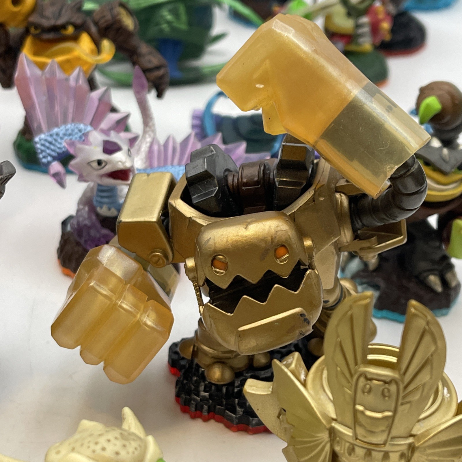 Skylanders Mixed Lot of 45 Figures Spyro, Giants, Vehicles, Some Damaged