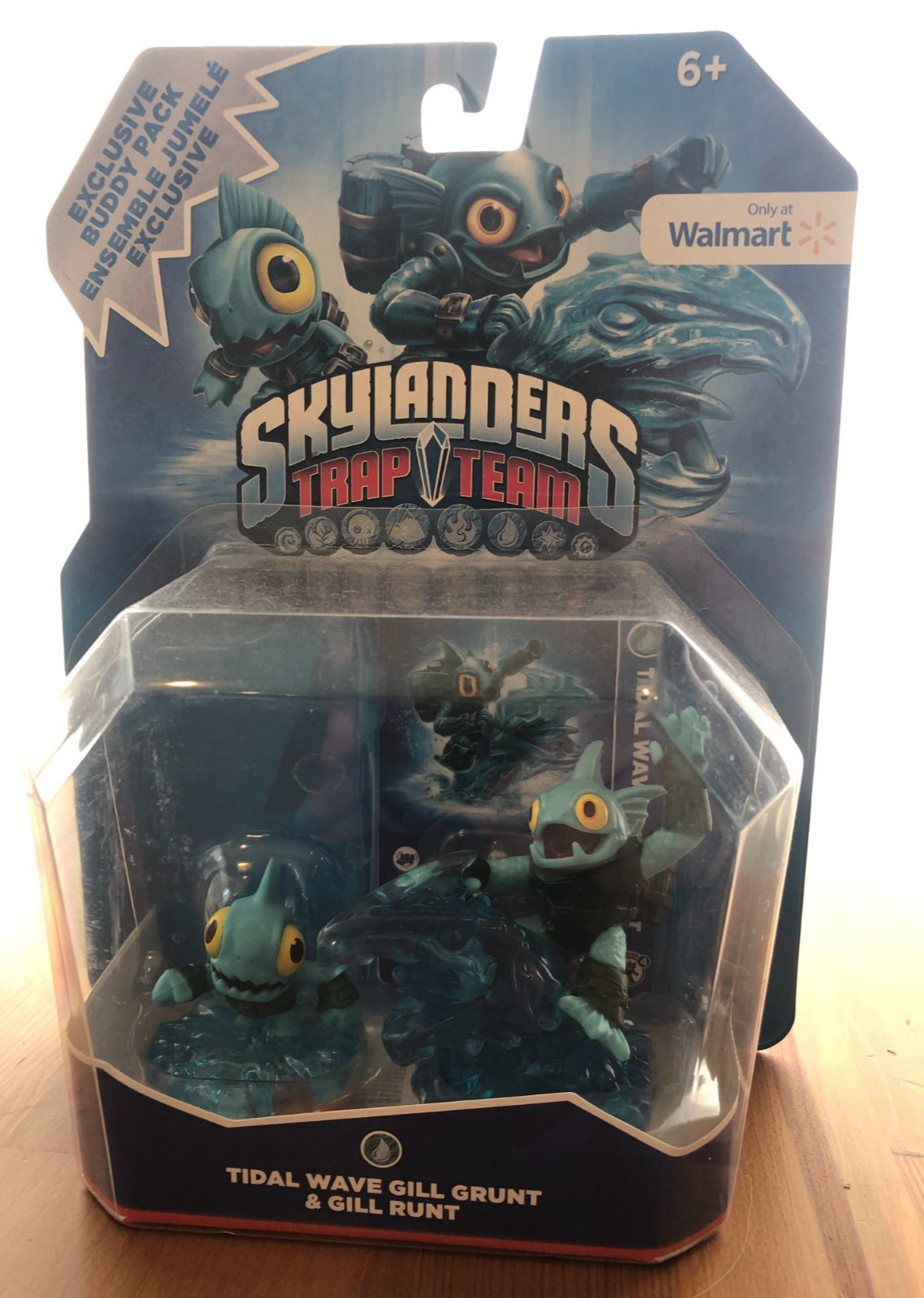 NIB Skylanders Trap Team Tidal Wave Gill Grunt & Runt Walmart Exclusive