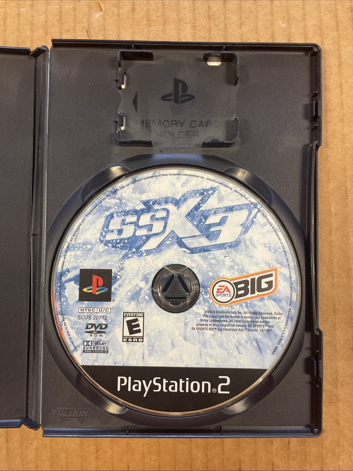 SSX 3 Snow boarding (Sony PlayStation 2, 2003) PS2 No Manual Tested & Working