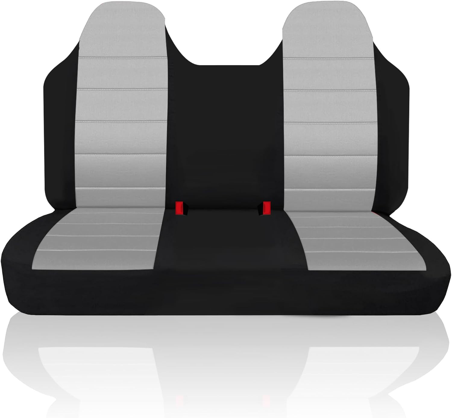 Heavy-Duty Machine Washable Bench Seat Cover for Ford F150/F250/F350 Gray