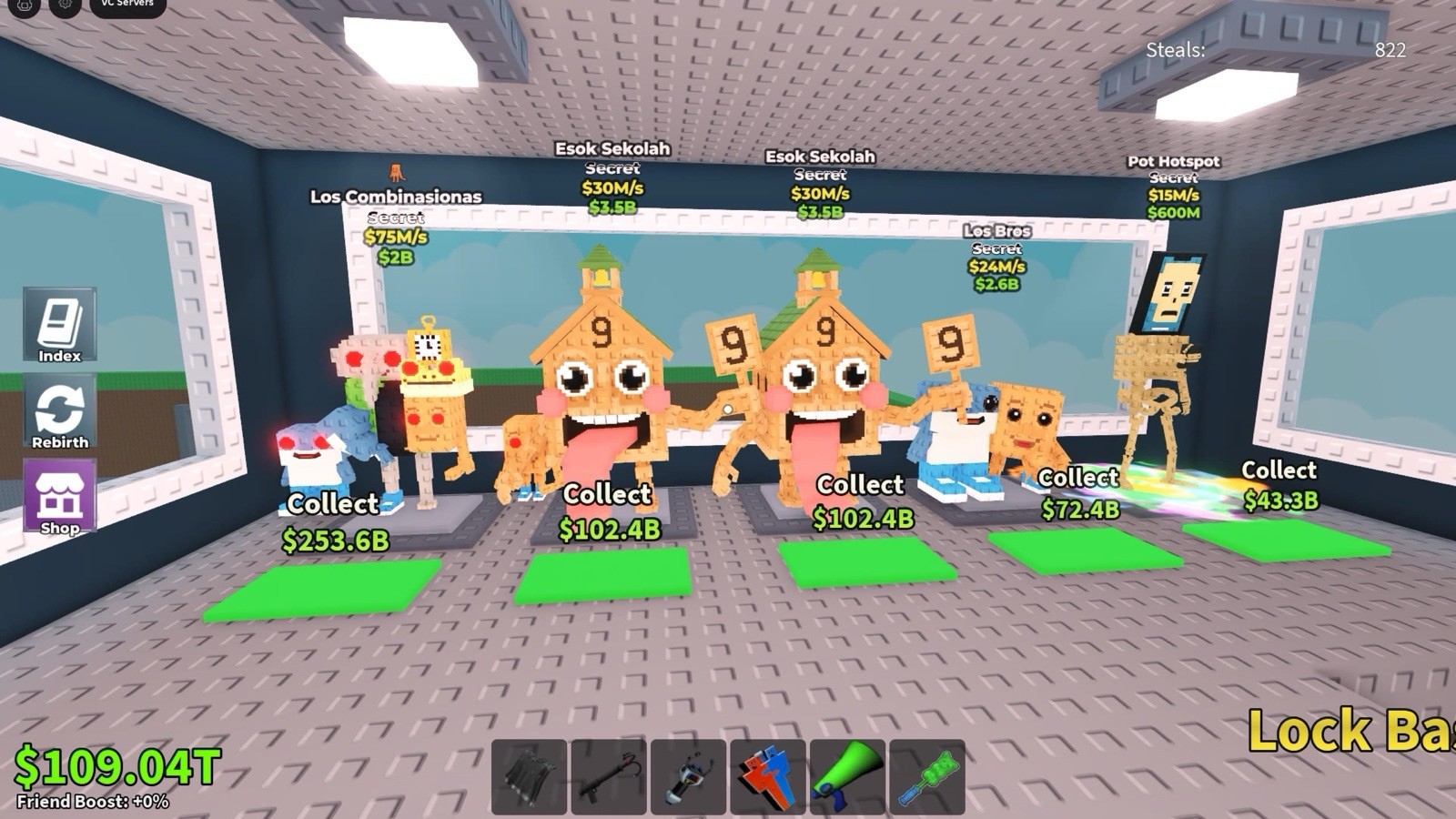 Steal a Brainrot Base Full of Secrets and Good Brainrot Gods