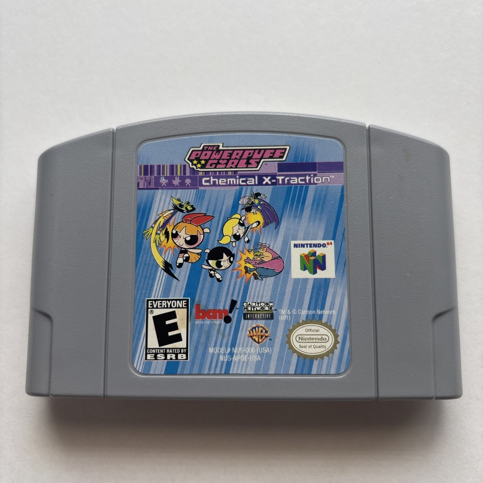 The Powerpuff Girls Nintendo 64 N64 Authentic Game Cart Cleaned Tested Retro Fun