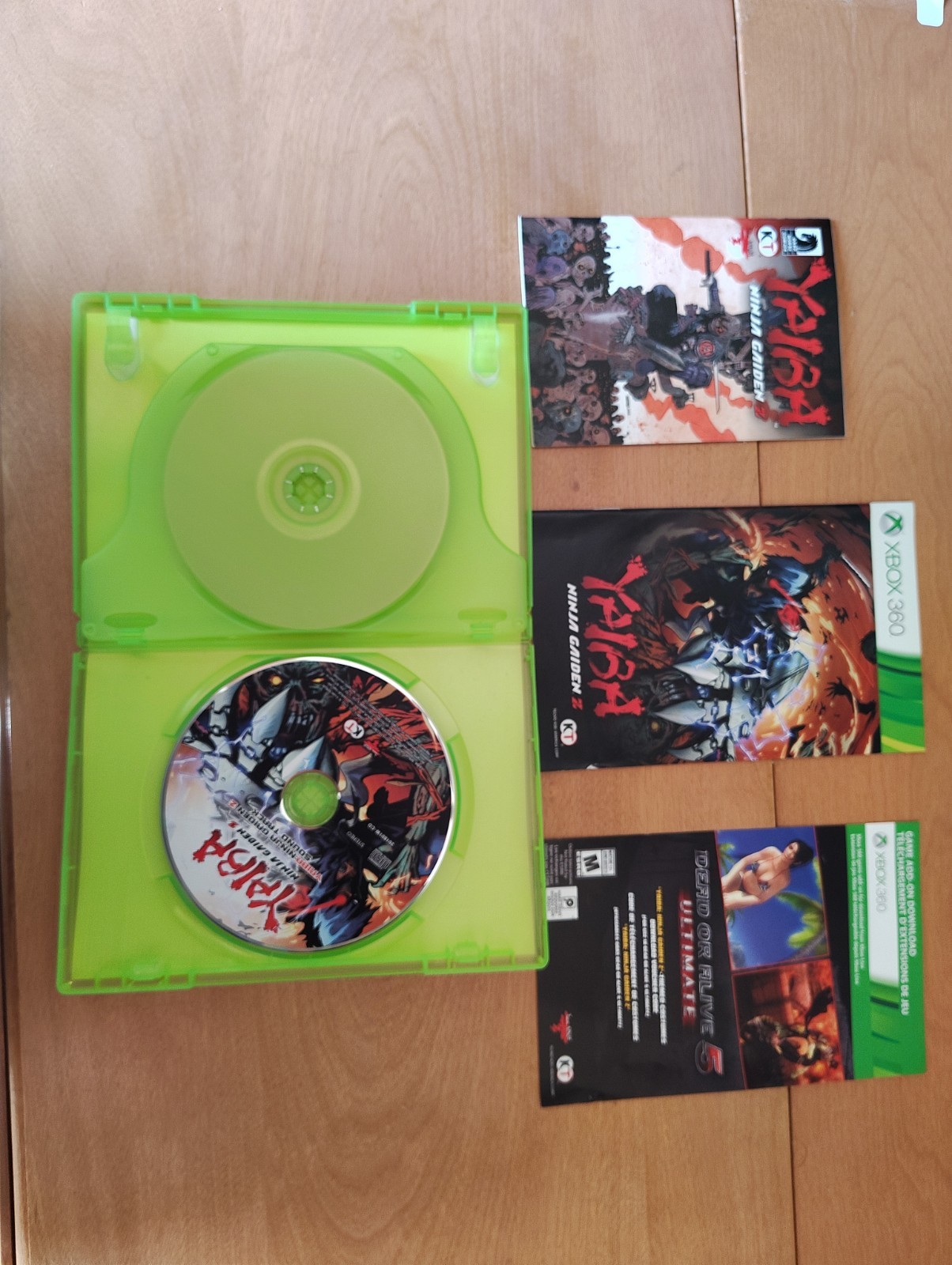 Yaiba: Ninja Gaiden Z Complete in Box with Comic and Manual Xbox 360 Soundtrack