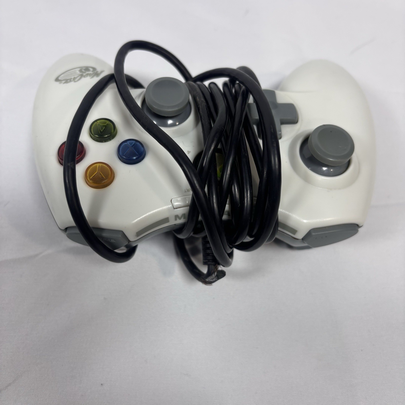 Xbox 360 Controller Lot OEM Wired Wireless Mad Catz Rechargeable Batt Tested 6x