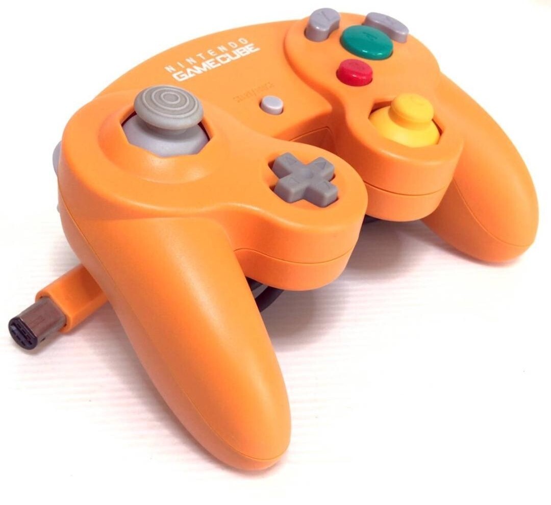 Nintendo GameCube Orange DOL-001 NTSC-J BOX NGC Authentic USED Tested