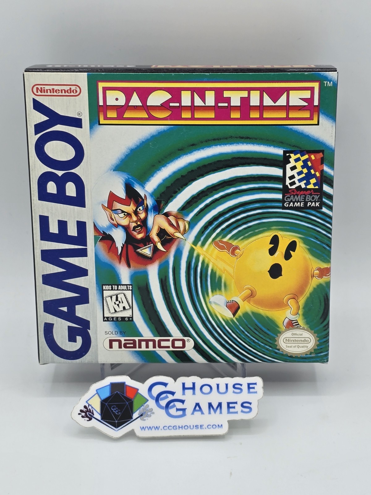 Pac-In-Time OG Game Boy Advance CIB Tested Sharp Corners CLEAN! *CCGHouse* VD