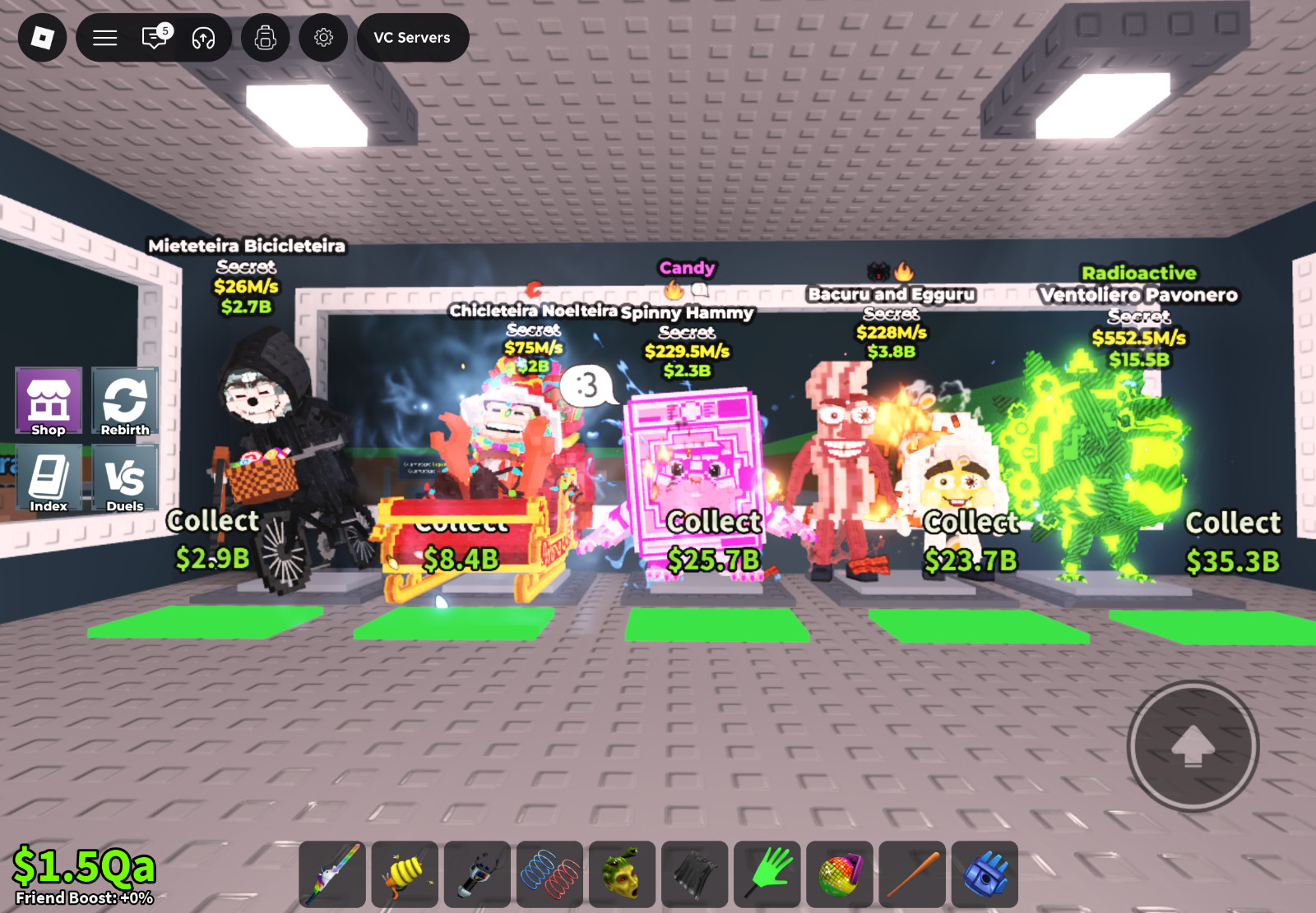 STEAL A BRAINROT ROBLOX HIGH TIER 36 BRAINROTS DEAL VERY GOOD VALUE‼️‼️‼️‼️‼️