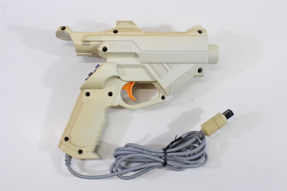 SEGA Dreamcast Light Gun Controller HKT-7800 OEM US Seller Discolor Cos.Damage