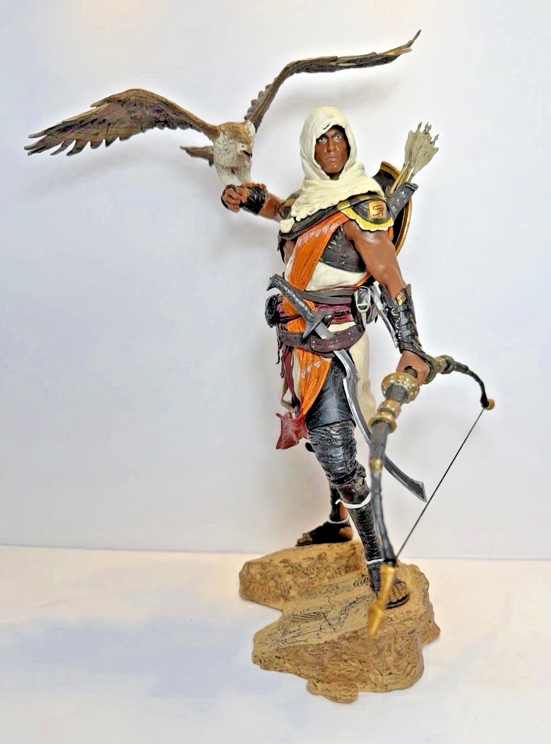 Bayek of Siwa With Eagle Senu Ubisoft Assassin’s Creed Origins Statue