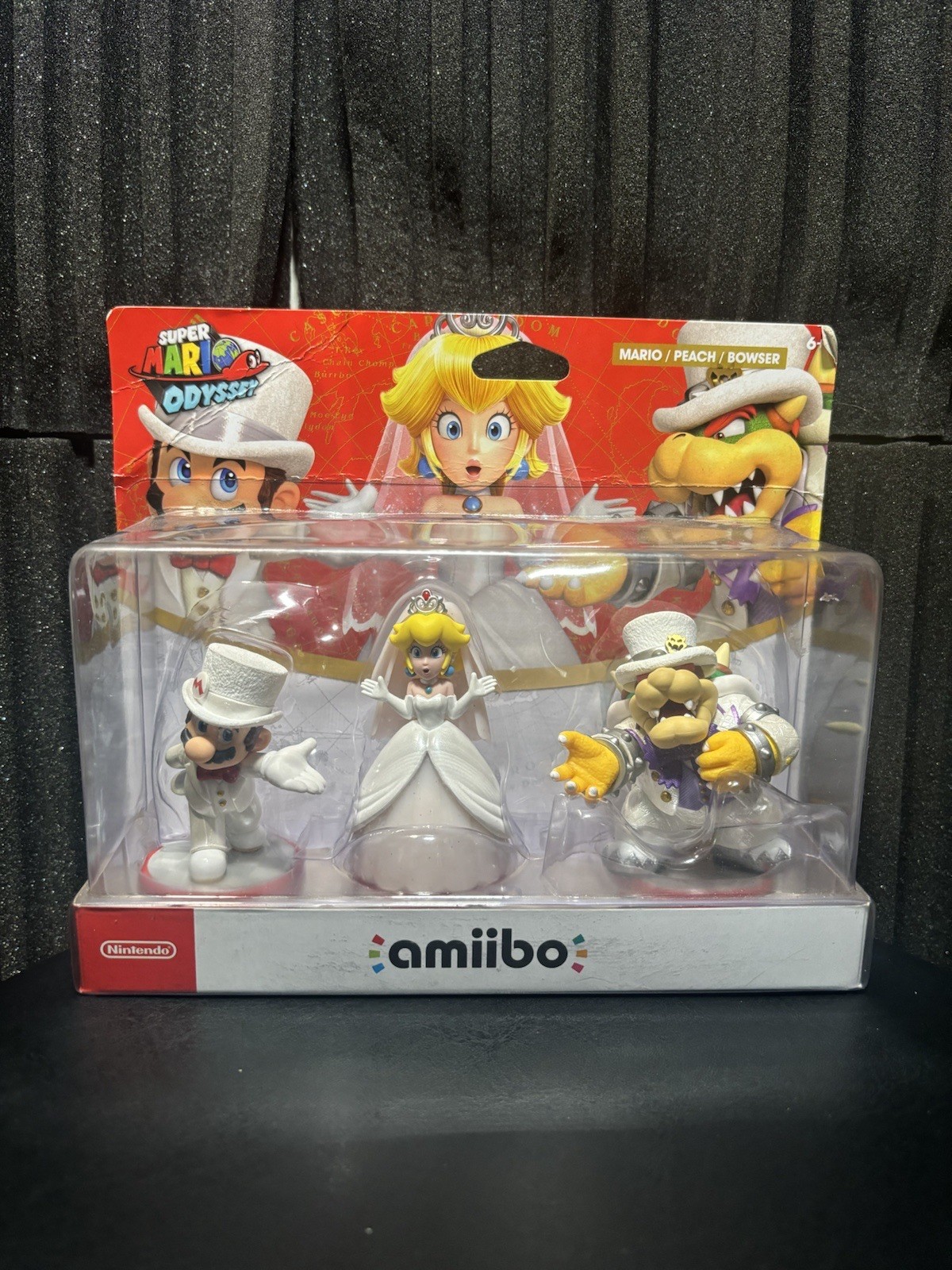 Super Mario Odyssey Amiibo 3- Pack NIB