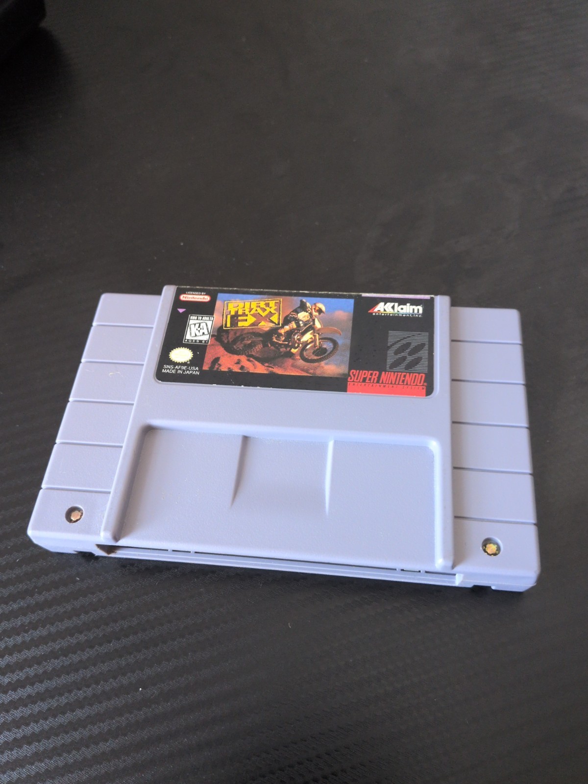 Dirt Trax FX (Super Nintendo, 1995) SNES Authentic Tested Cartridge Only