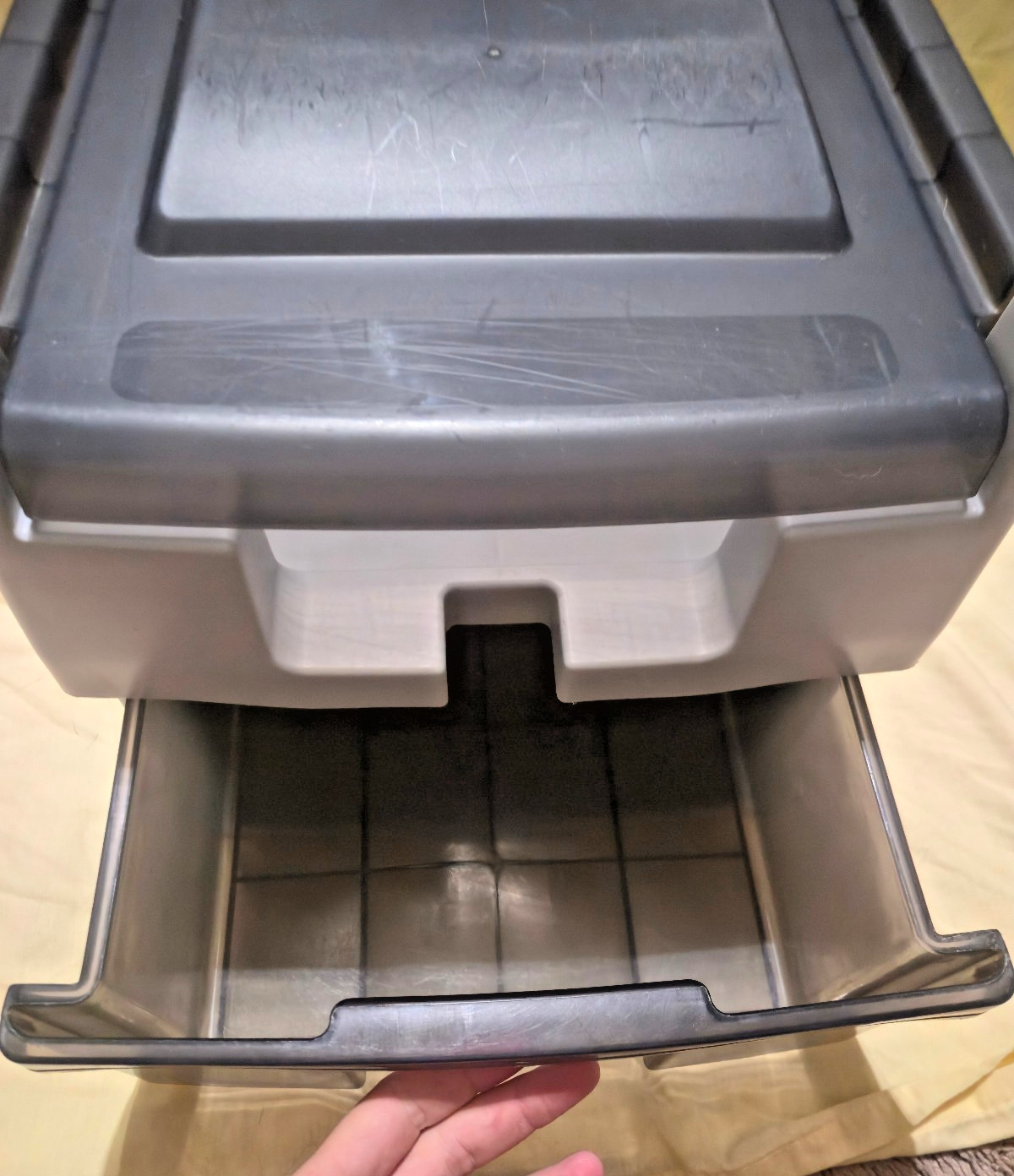 Plastic Gaming Drawer for Nintendo NES SNES N64 System & Games Storage