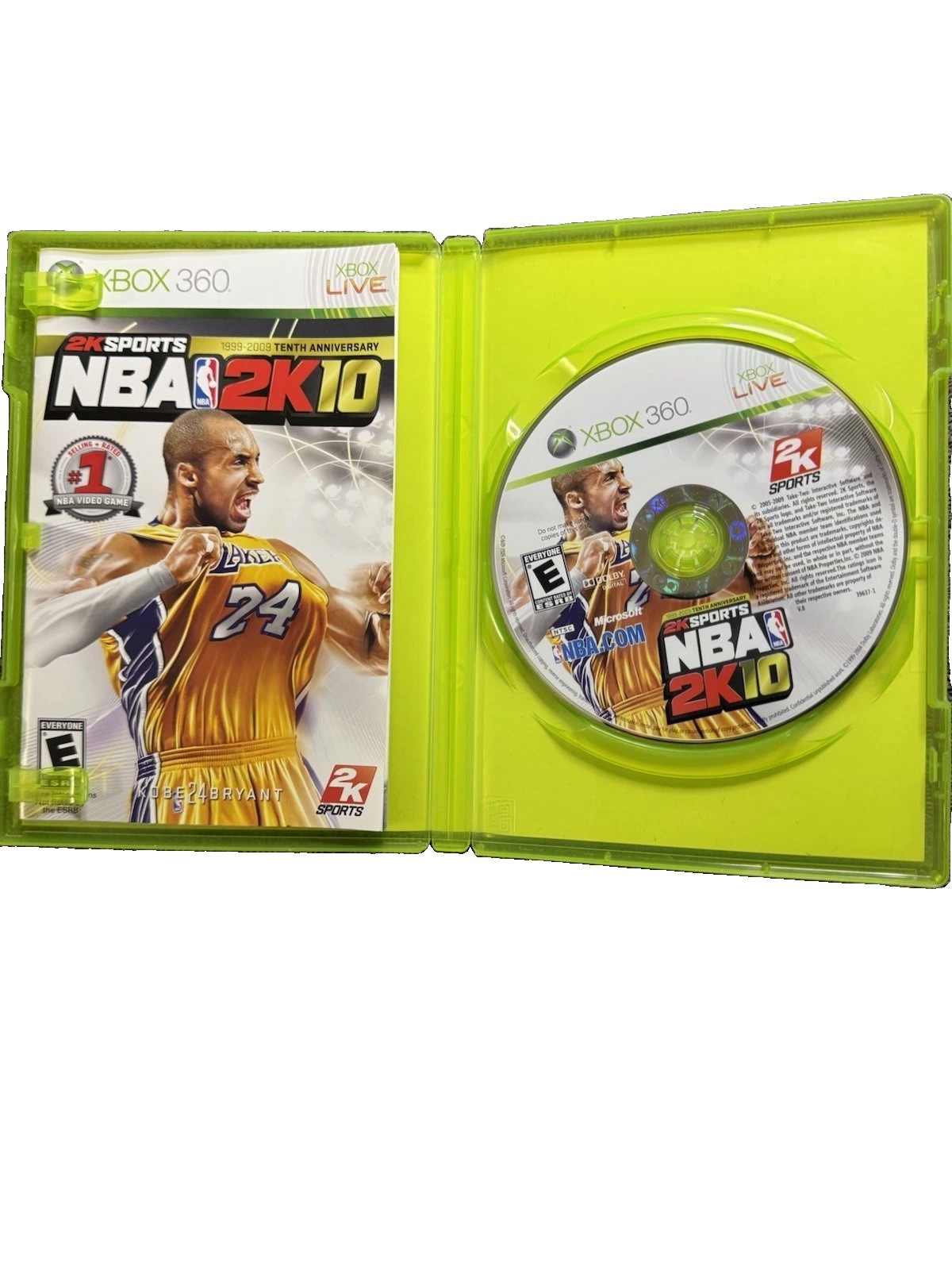 2K Sports NBA 2K10 Basketball Sports Xbox 360 NTSC-U/C E-Everyone 2009 pre-owned