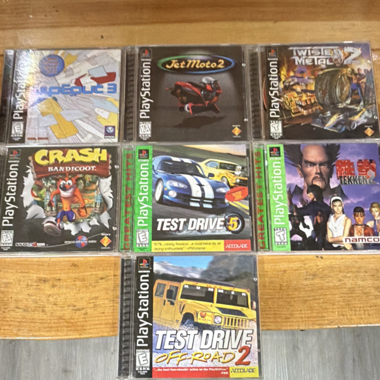 Sony PlayStation 1 Console Bundle + 12 Games and 2 Demo Discs Tested