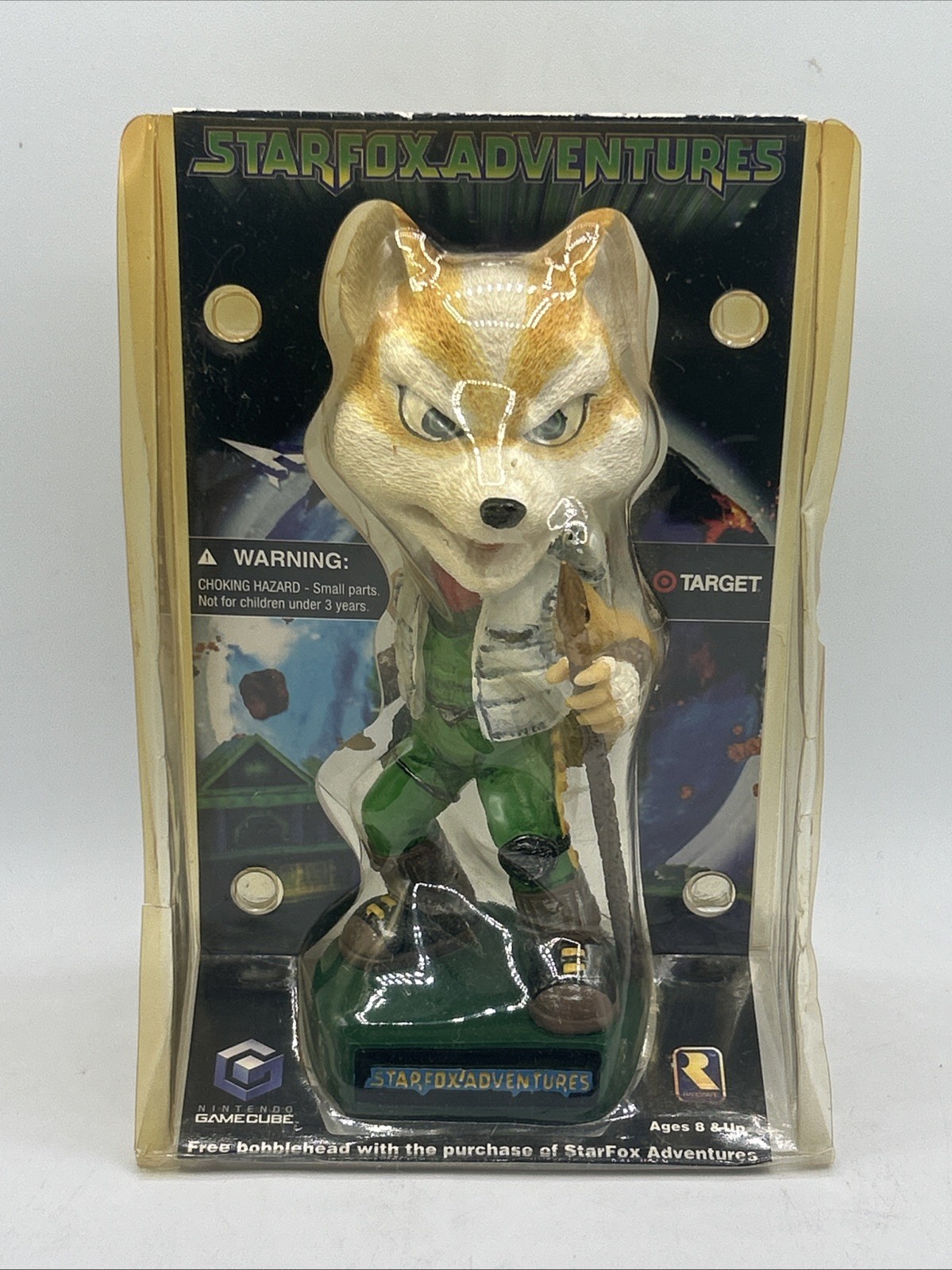 Nintendo StarFox Adventures BOBBLEHEAD Limited Edit GameCube Promo Target RARE