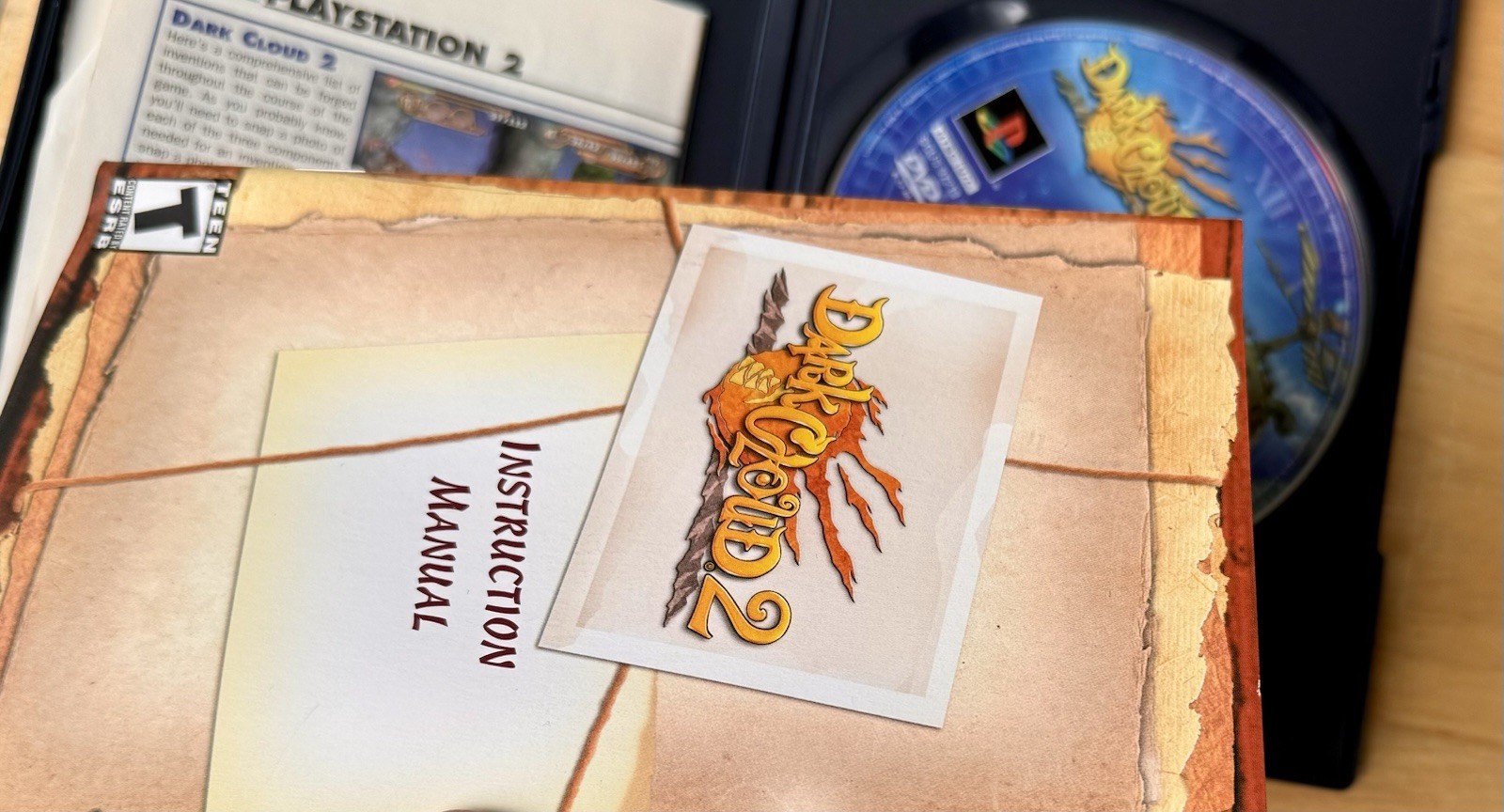 Dark Cloud 2 for PS2 (Level 5, 2003); CIB (Game, Case, & Manual w/ Registration)