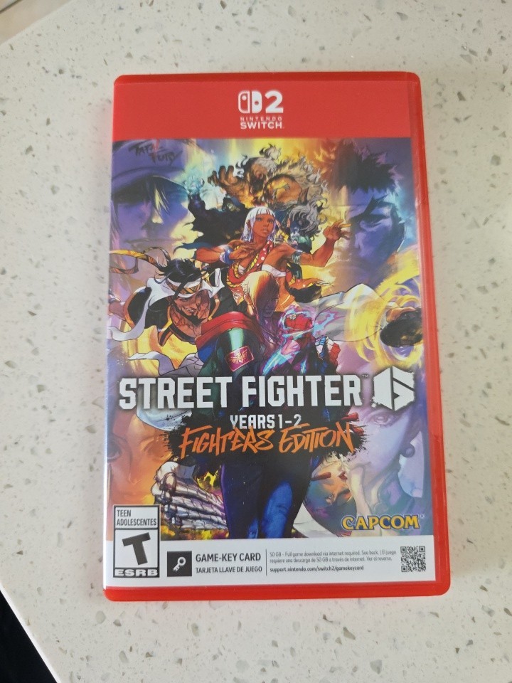 Street Fighter 6 Nintendo Switch 2 Game Key-card NO DLC INCLUDED Tested USA