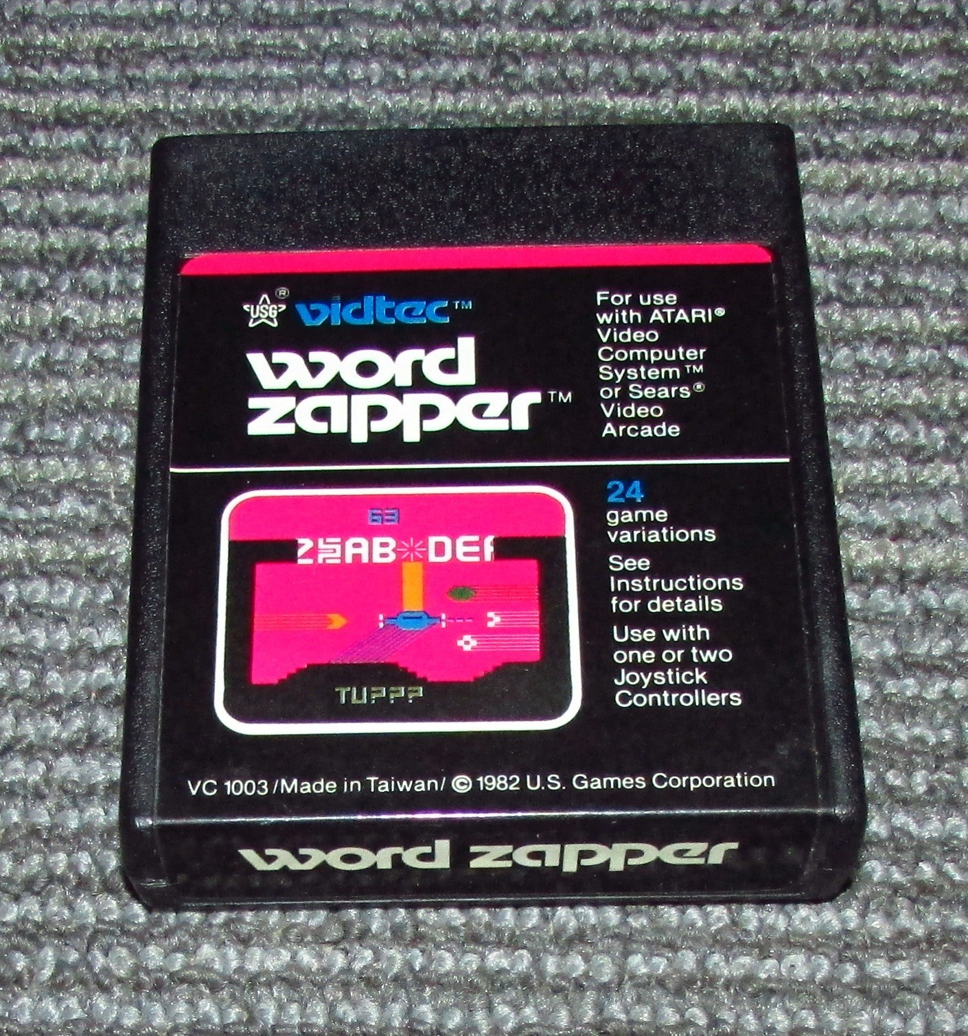 Word Zapper for Atari 2600 Fast Shipping! Authentic