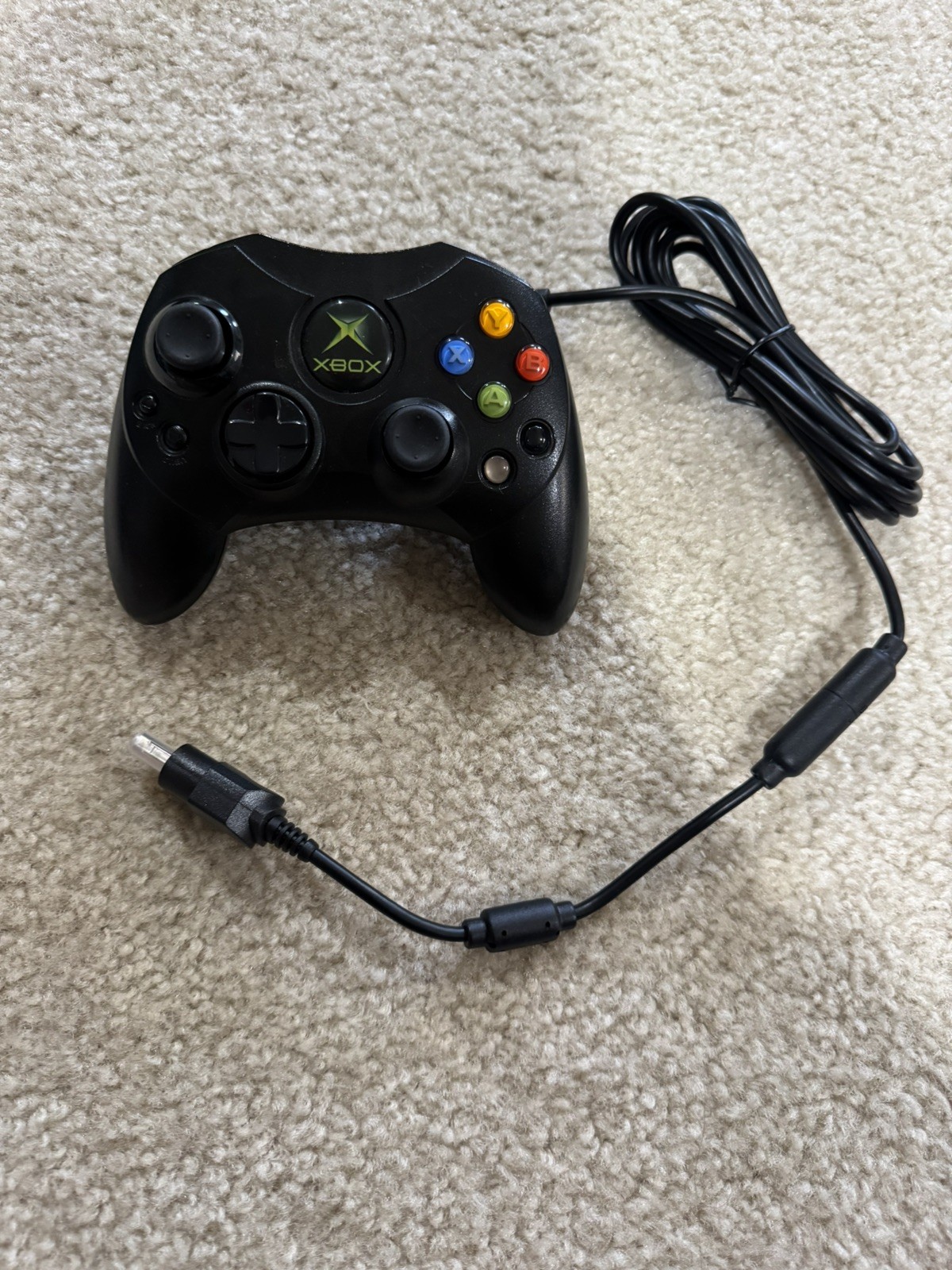 Original Xbox S Type Controller with Breakaway Cable CLEANED TESTED PLEASE READ
