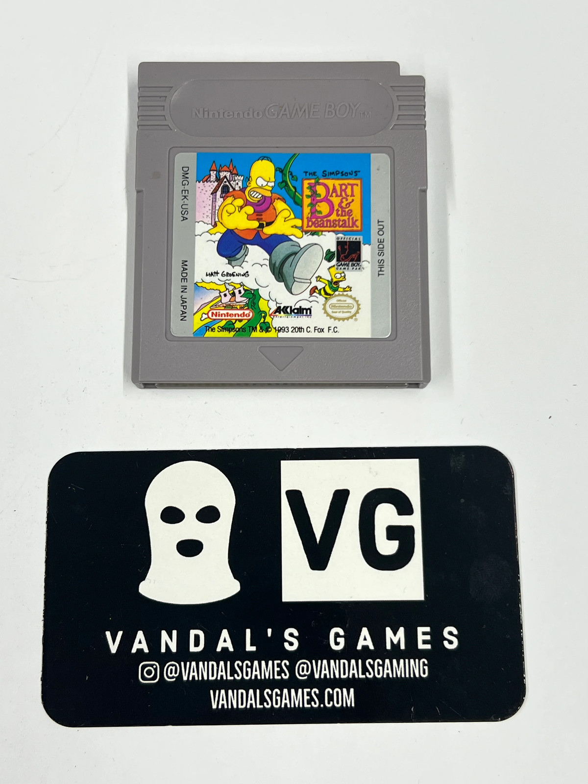 GB – The Simpsons Bart and the Beanstalk Nintendo Gameboy Cart Only #2939