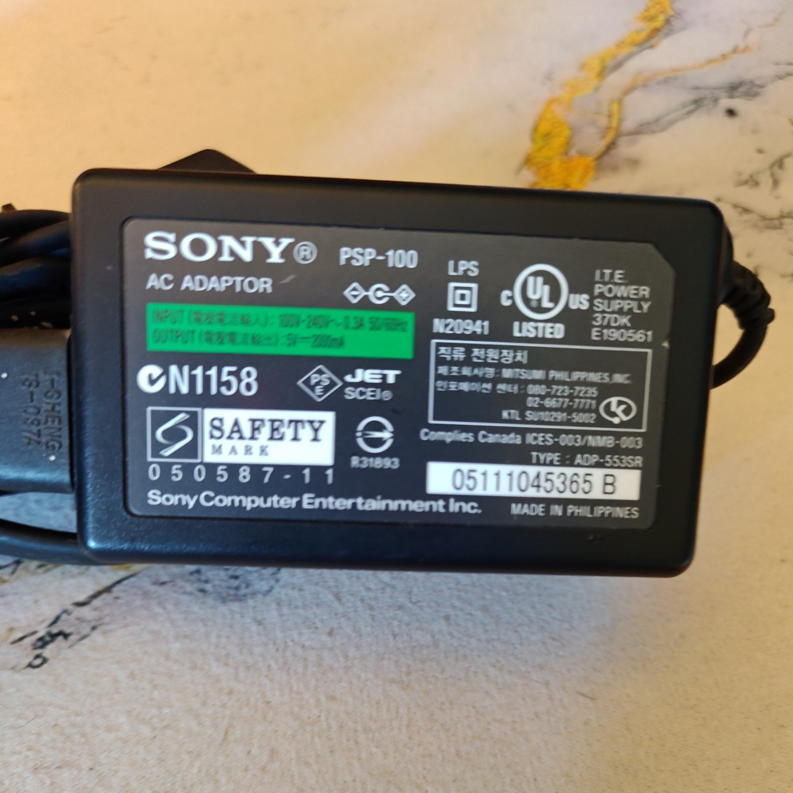 Sony PlayStation Portable PSP 3001 Black Handheld Game Console read before