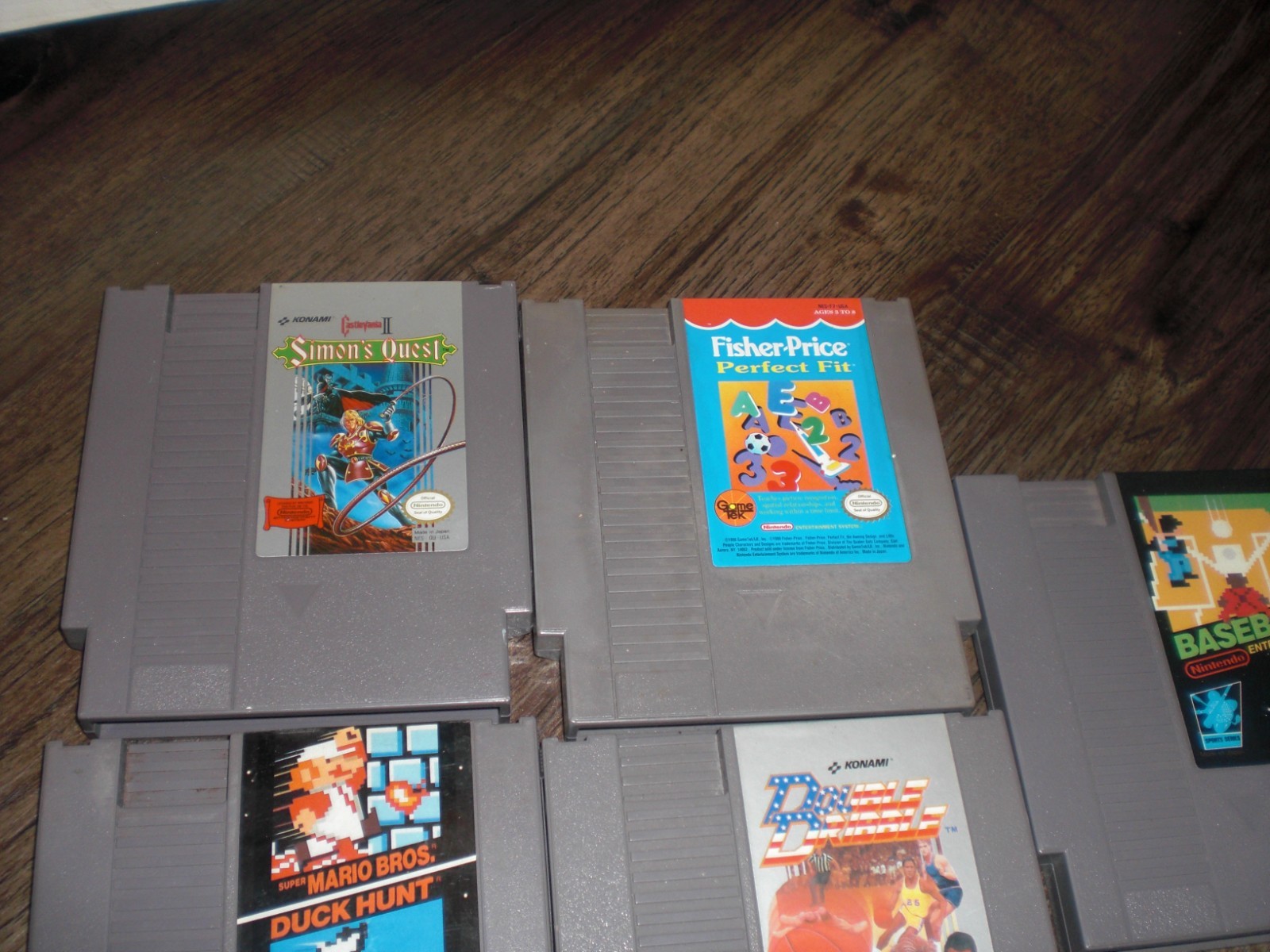 NES Nintendo Castlevania 2 Simon’s Quest Mario Bros Duck Hunt Double Dribble Bas