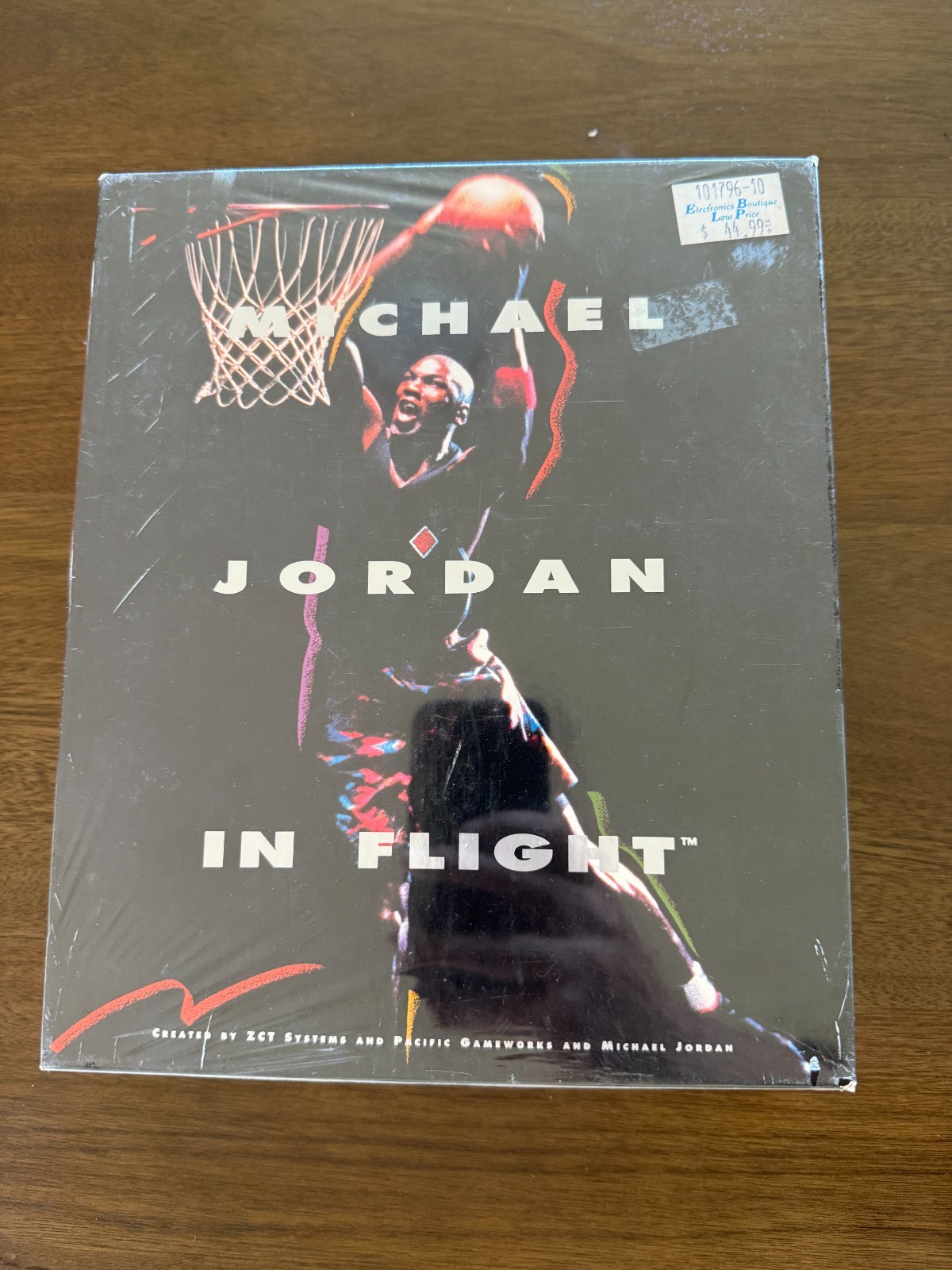 Michael Jordan In Flight Big Box PC Game – 1992 EA Sports CIB – Brand New