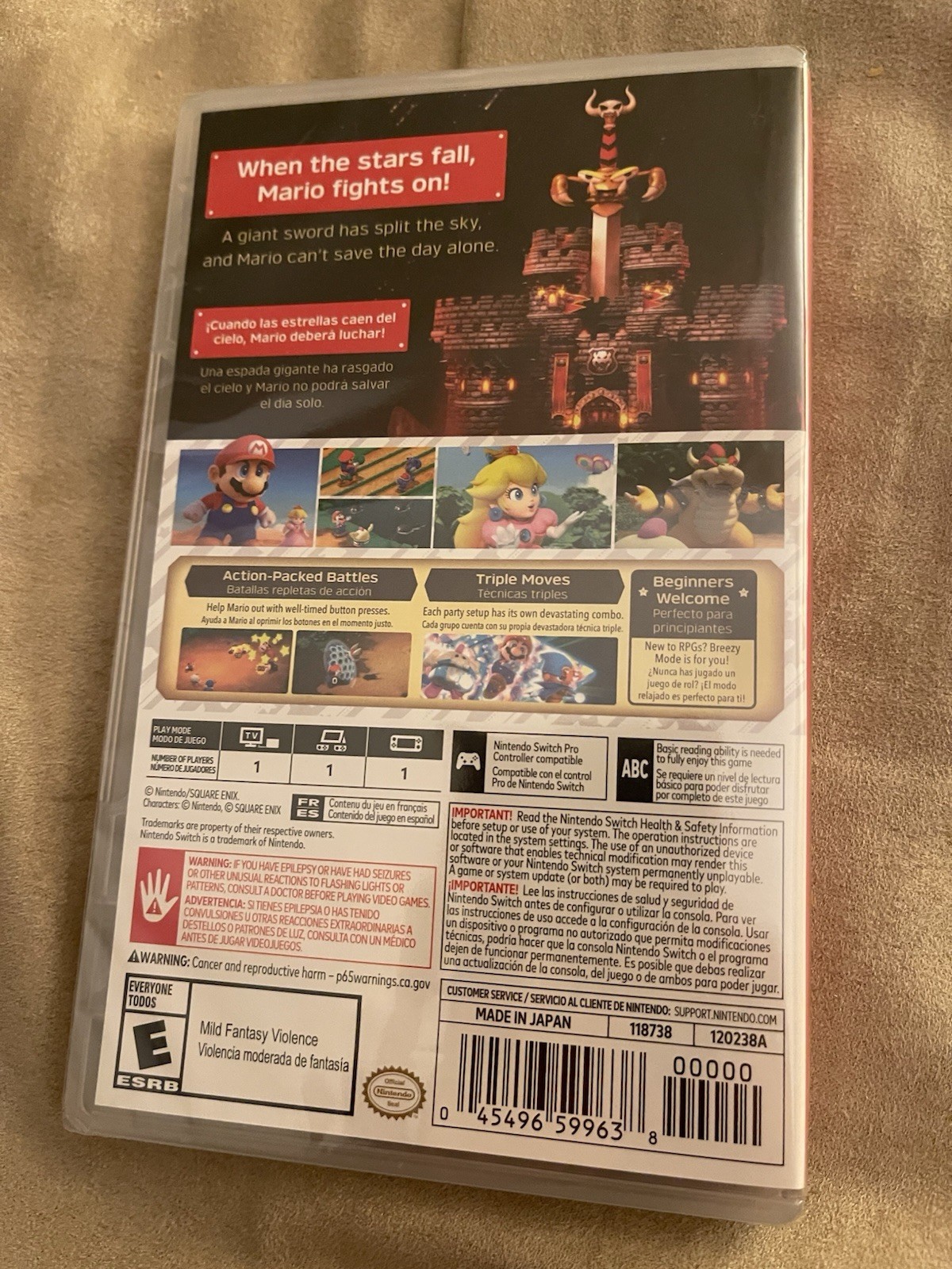 Super Mario RPG – Nintendo Switch BRAND NEW & SEALED