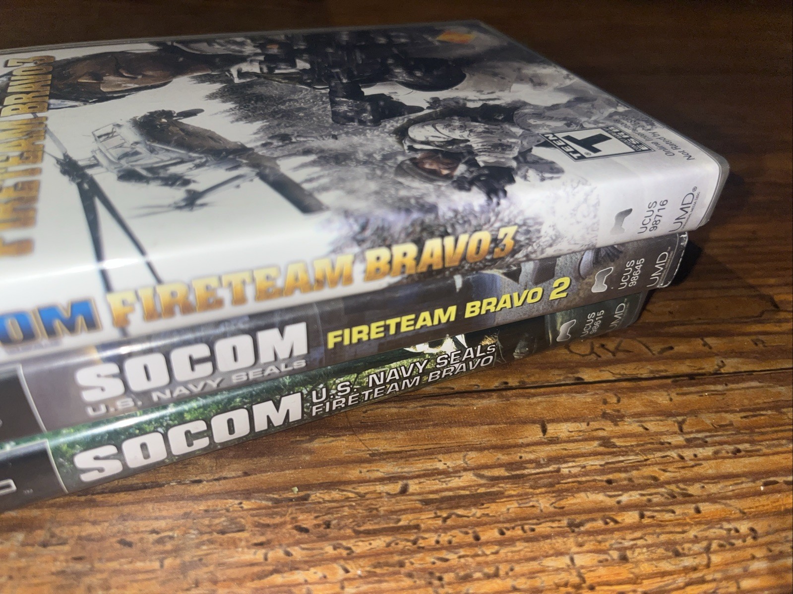 SOCOM US Navy Seals Sony PSP Trilogy Bundle Fireteam Bravo 1 2 3
