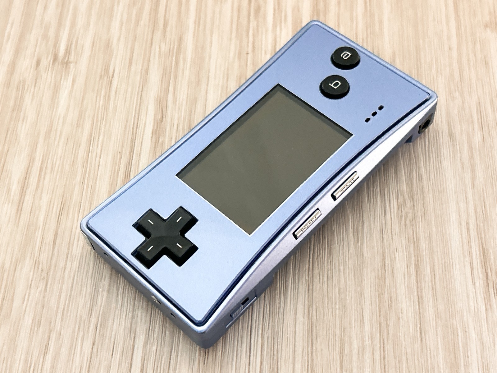 Mint – Nintendo GameBoy Micro Blue Console Tested w/ Charger & Case GBM